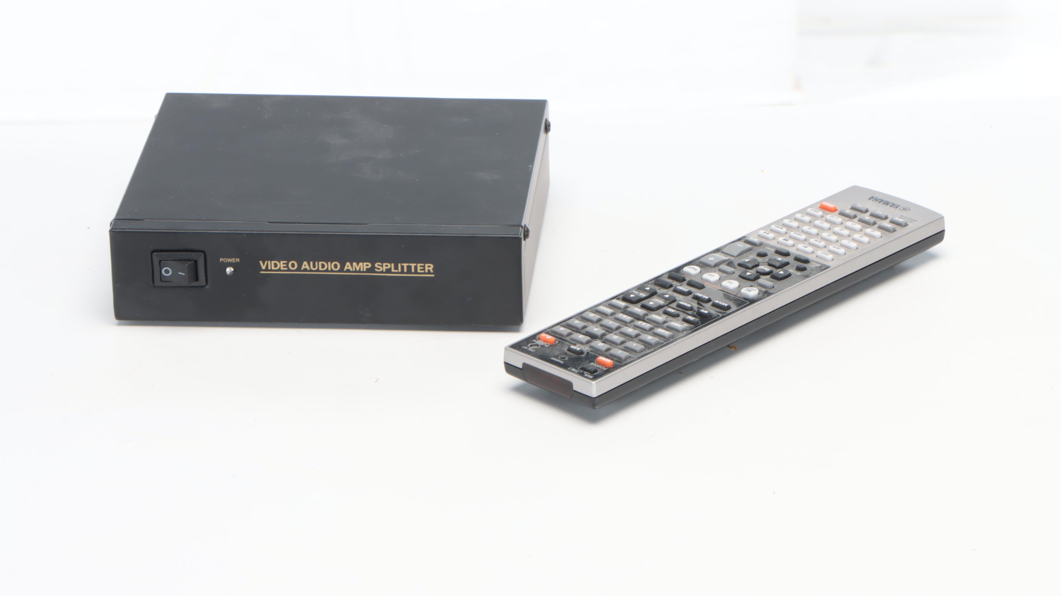 Yamaha RX-V665 Sound AV Receiver with Bose Acoustimass System and Speakers