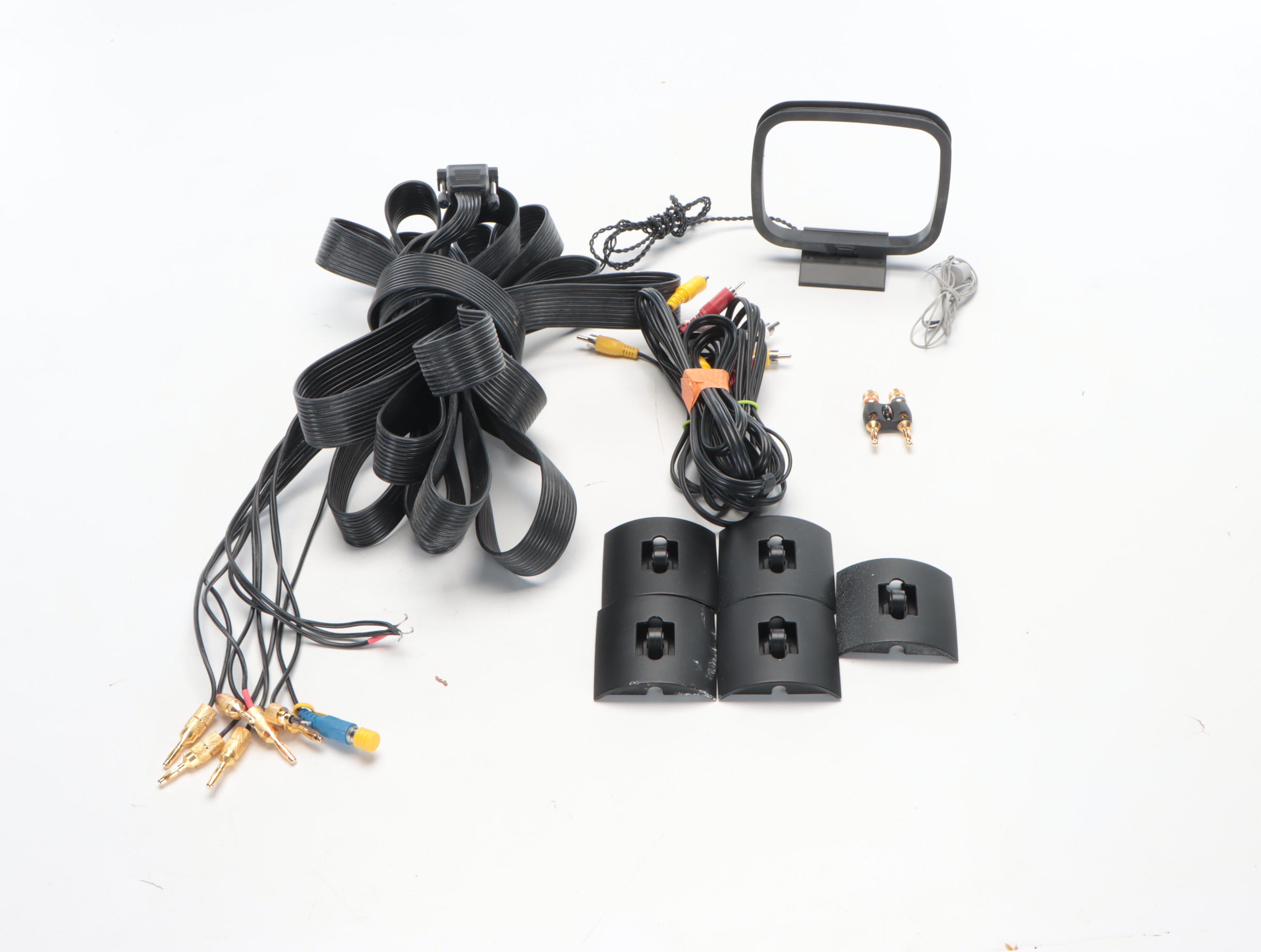 Yamaha RX-V665 Sound AV Receiver with Bose Acoustimass System and Speakers