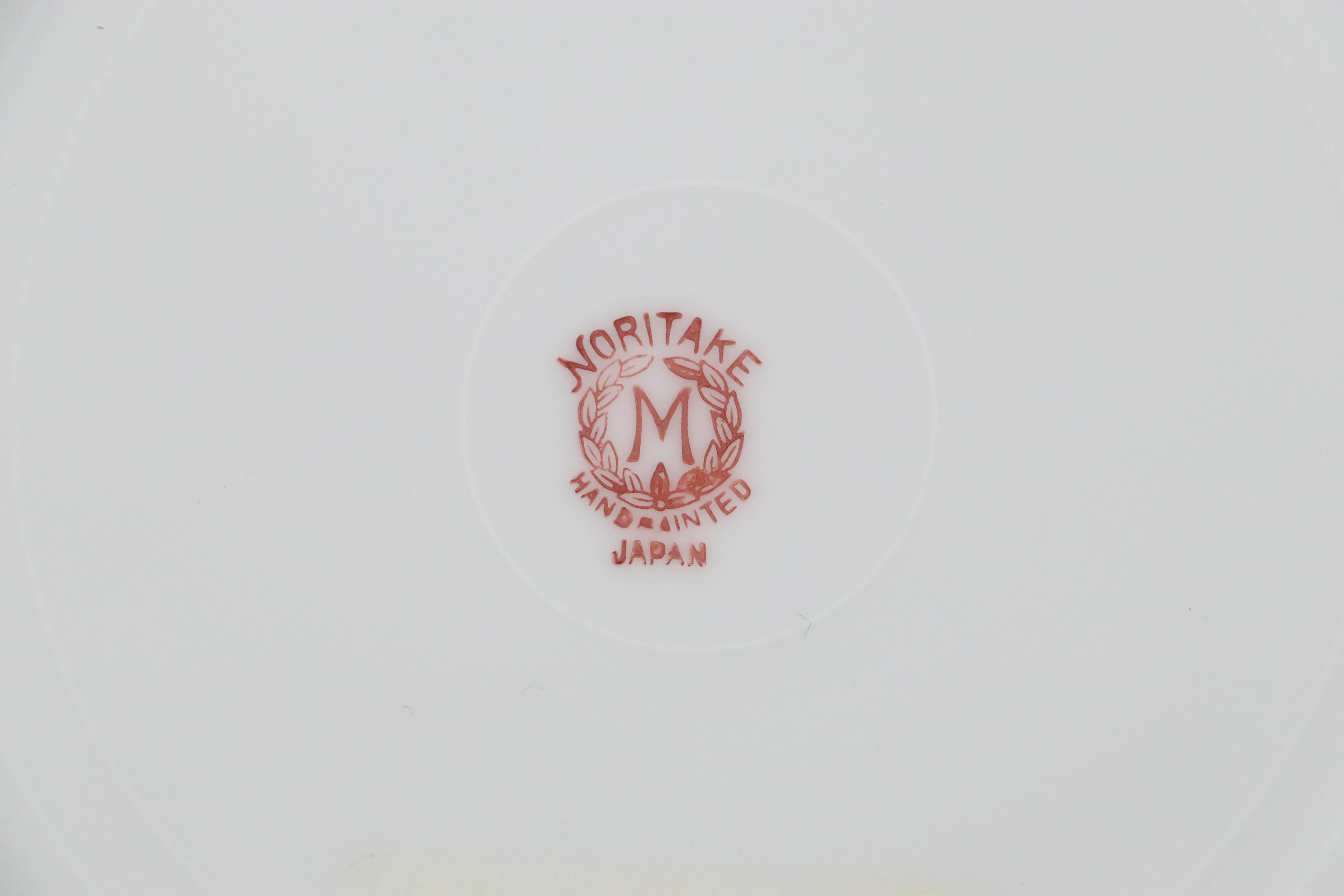 Theodore Haviland and Noritake Porcelain Dinnerware with Floral Motifs