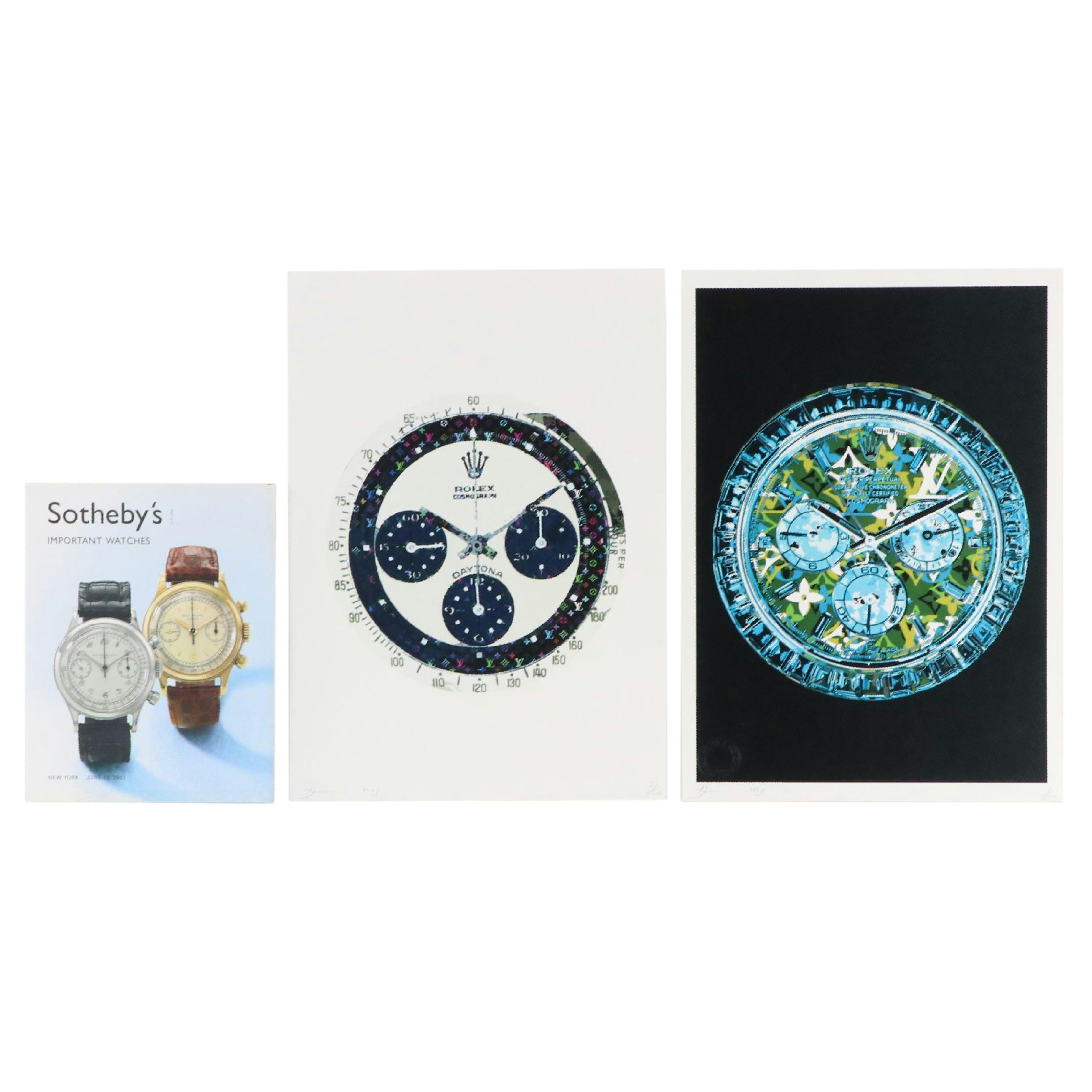 Death NYC Pop Art Graphic Prints Featuring Rolex Watches, 2023, and More