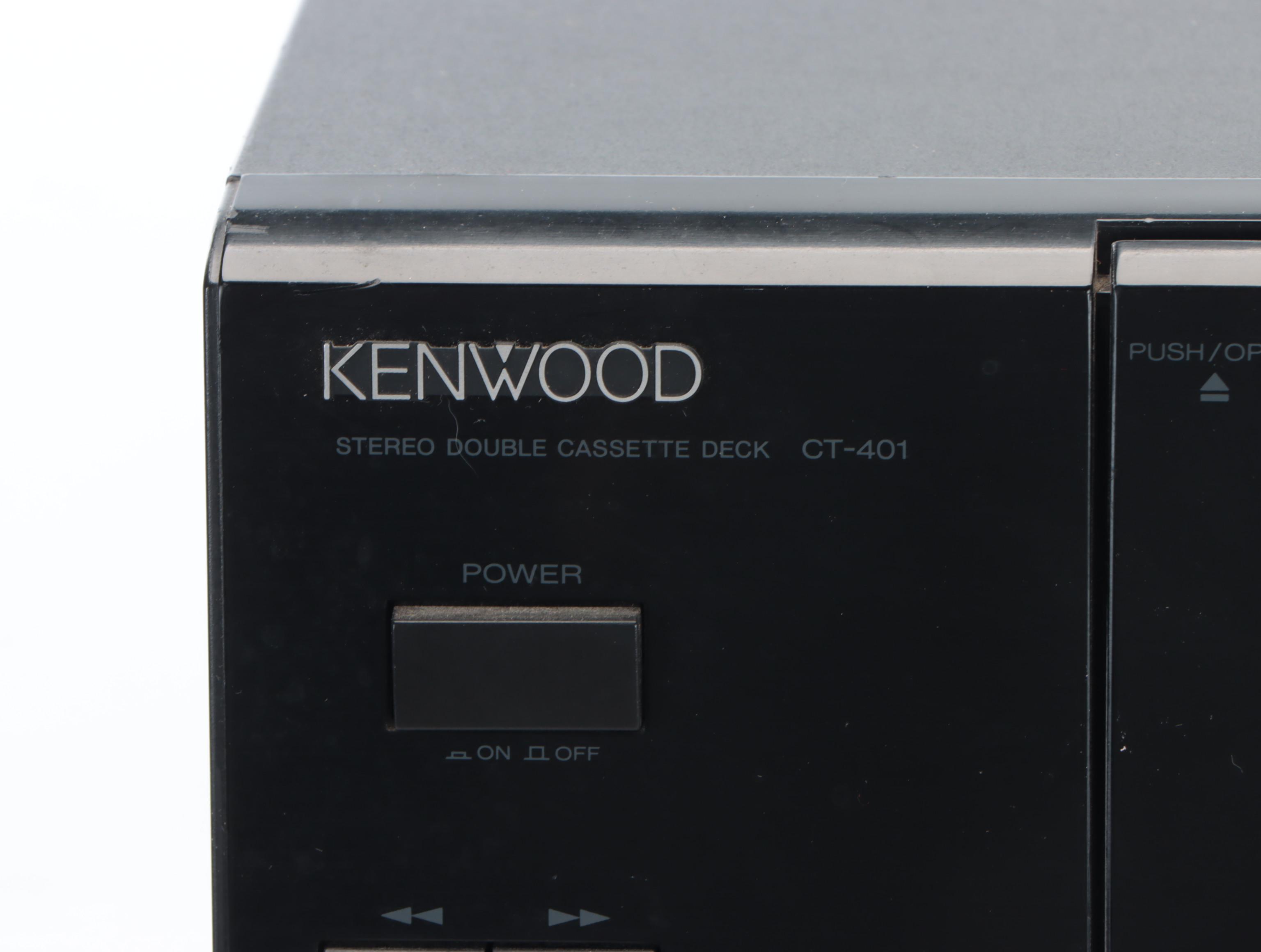 Kenwood Multiple CD Player, Speakers, Cassette Player, and Audio-Video Receiver