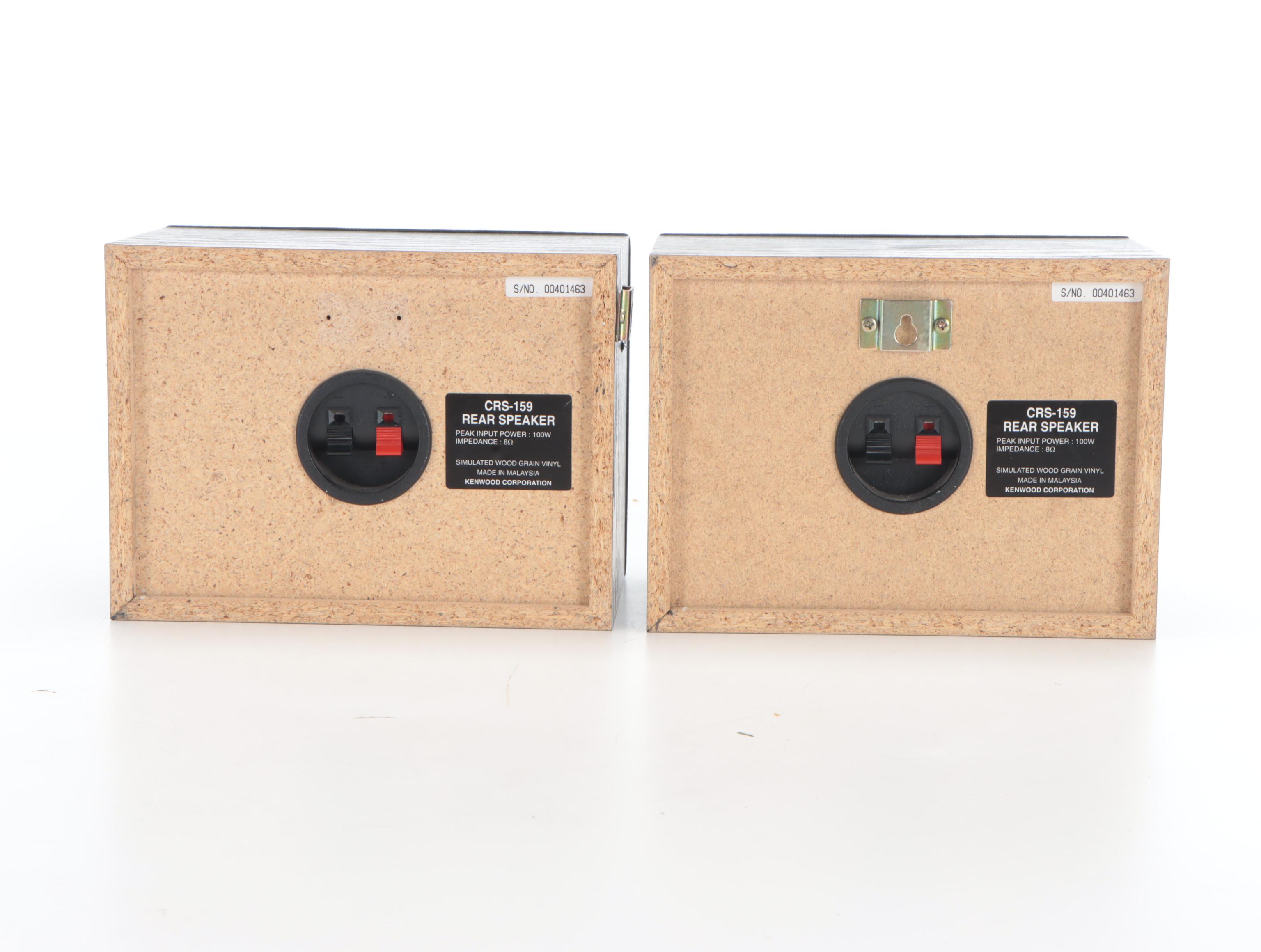 Kenwood Multiple CD Player, Speakers, Cassette Player, and Audio-Video Receiver