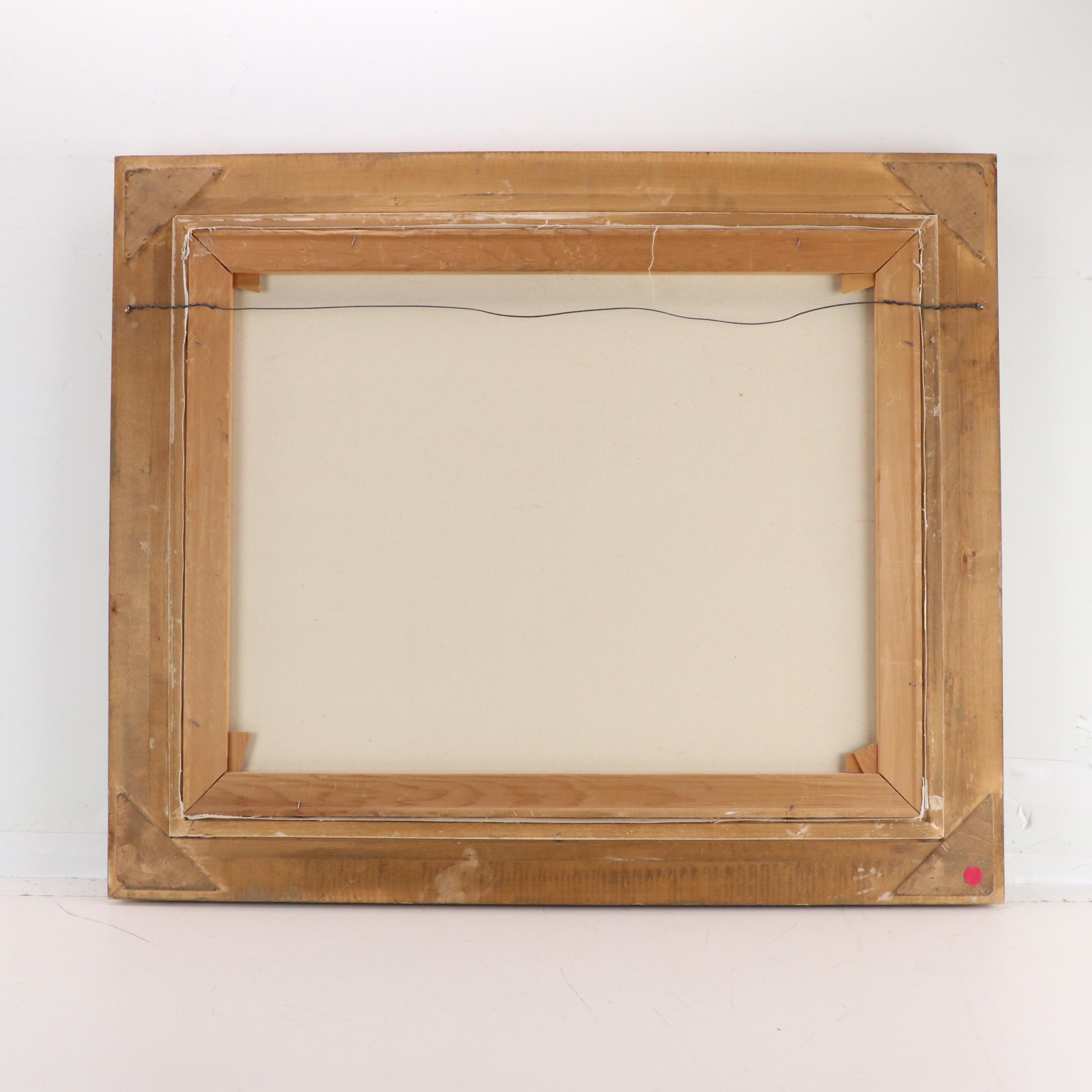 Peter H. Schmidt Oil Painting of Coastal Seascape at Sunset