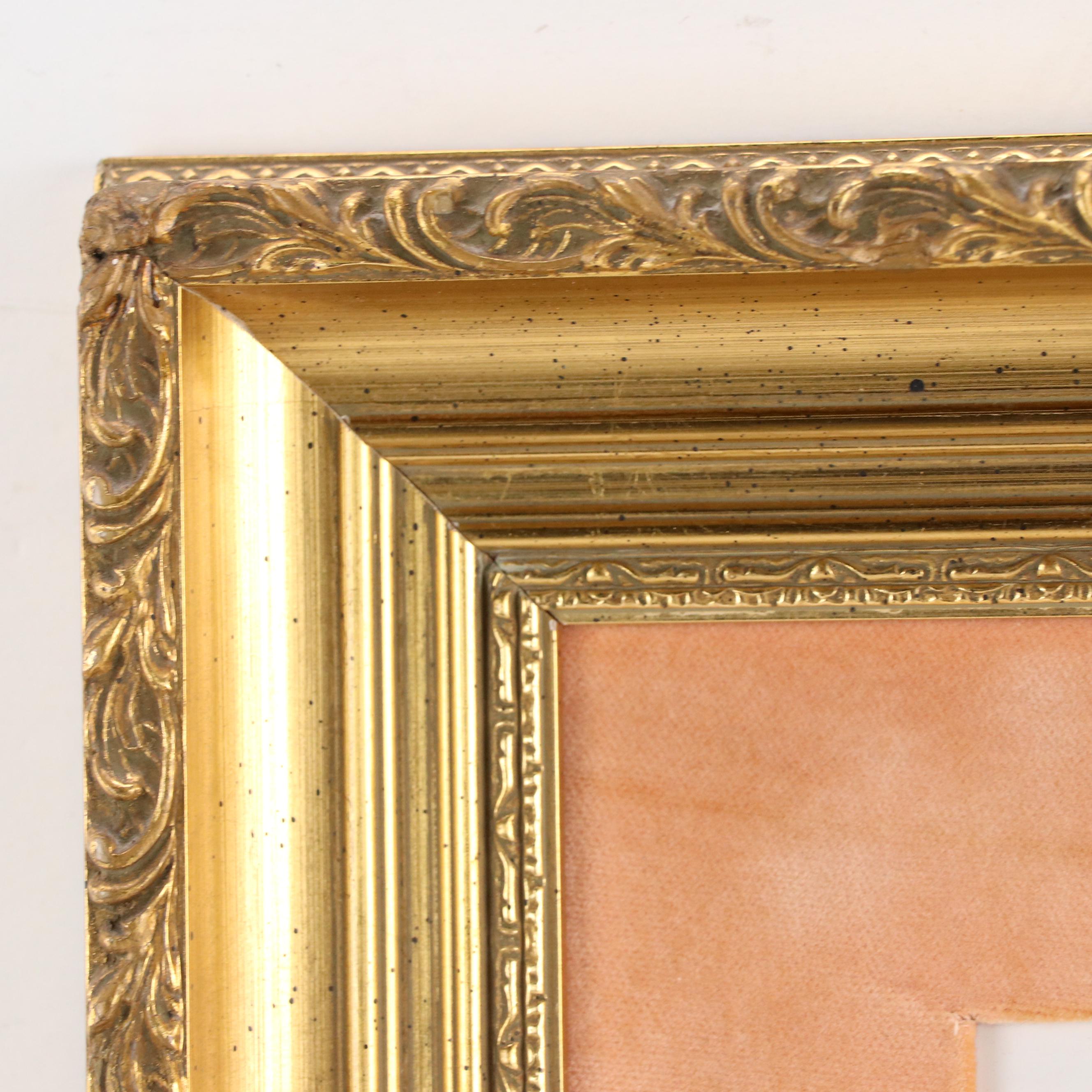 Hand-Painted Porcelain Plaque After François Boucher of Three Cherubs