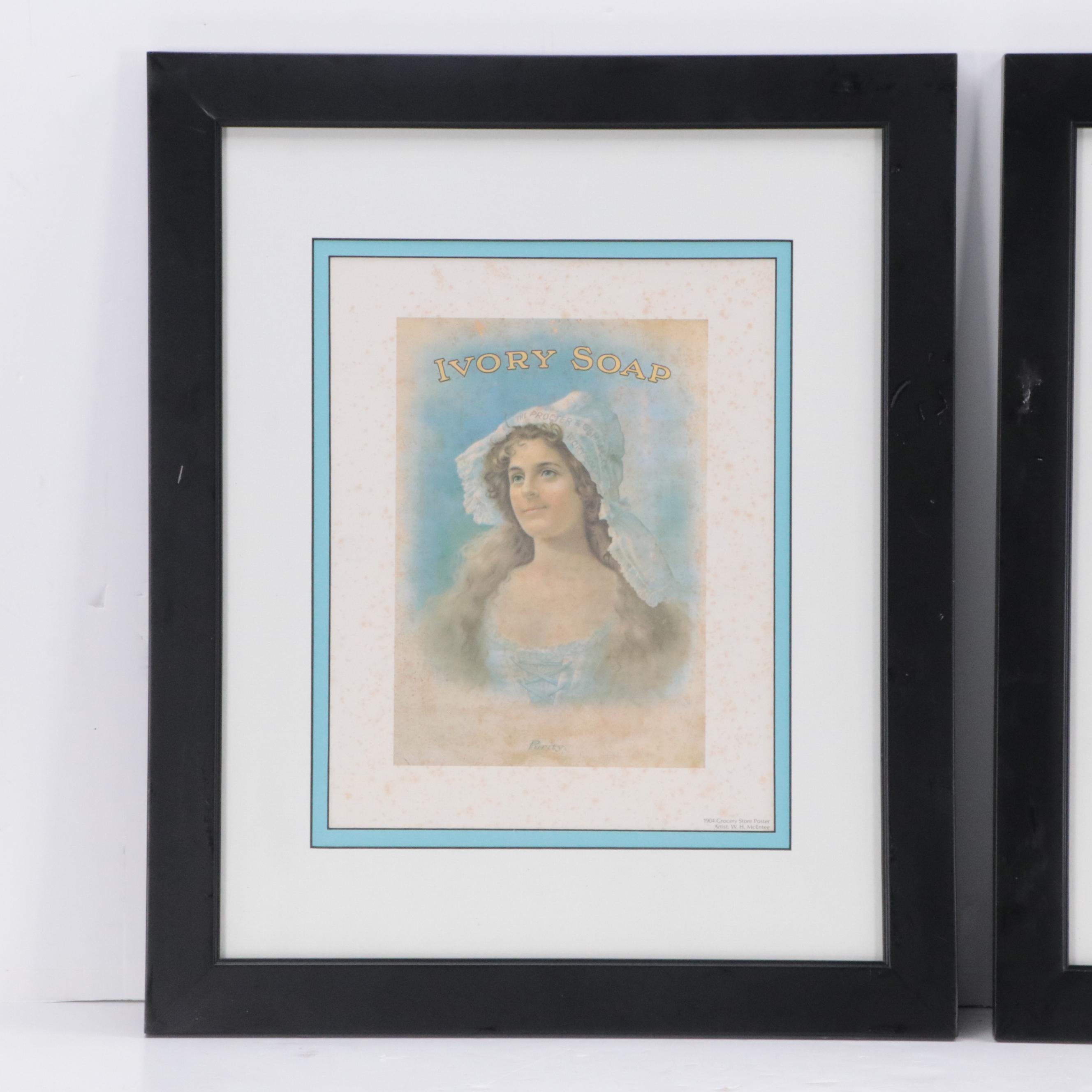 Offset Lithograph Reproduction Advertisements for Ivory Soap, 1979