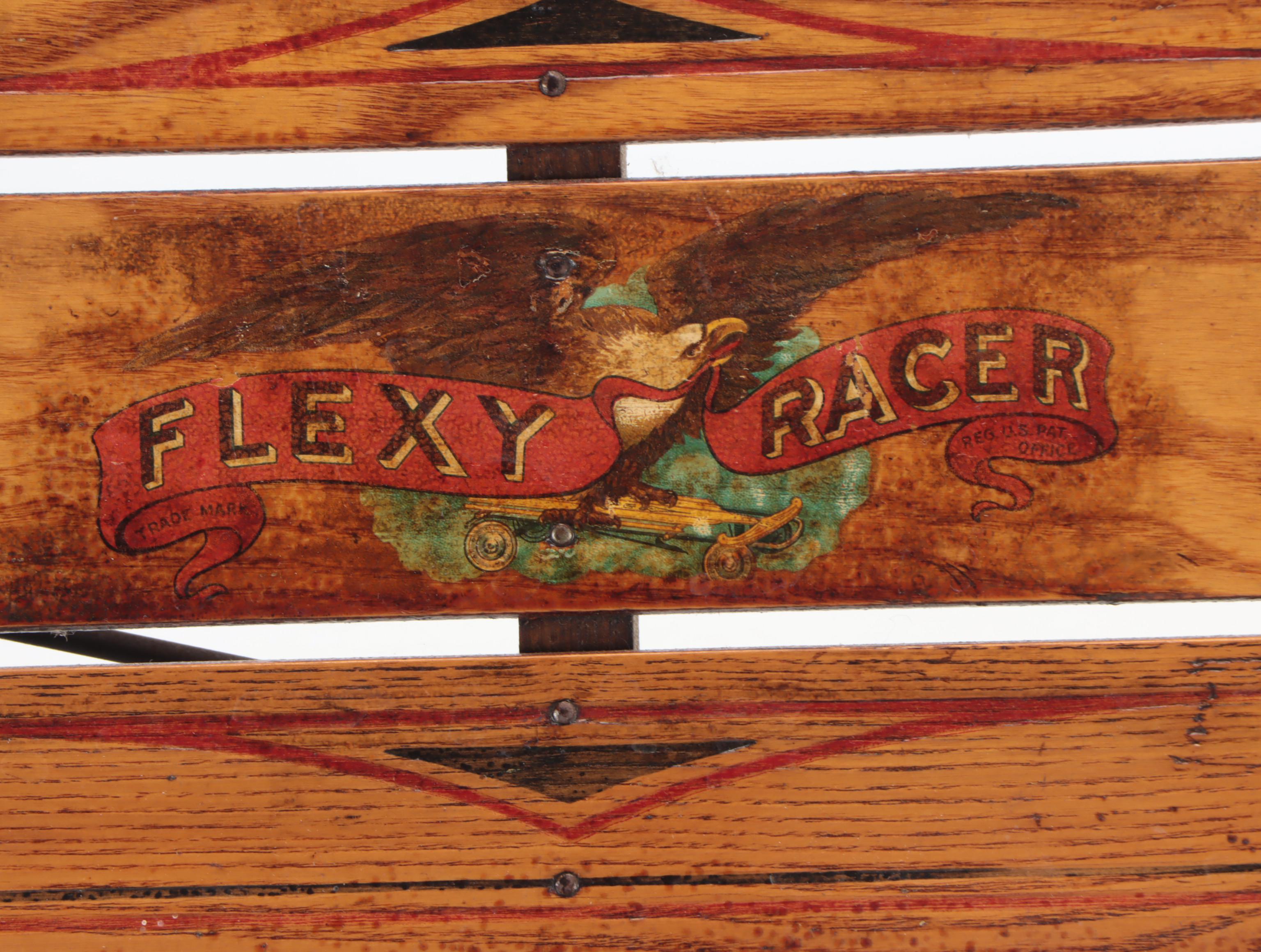 S.L. Allen & Co. Finished Wood and Metal Toboggan