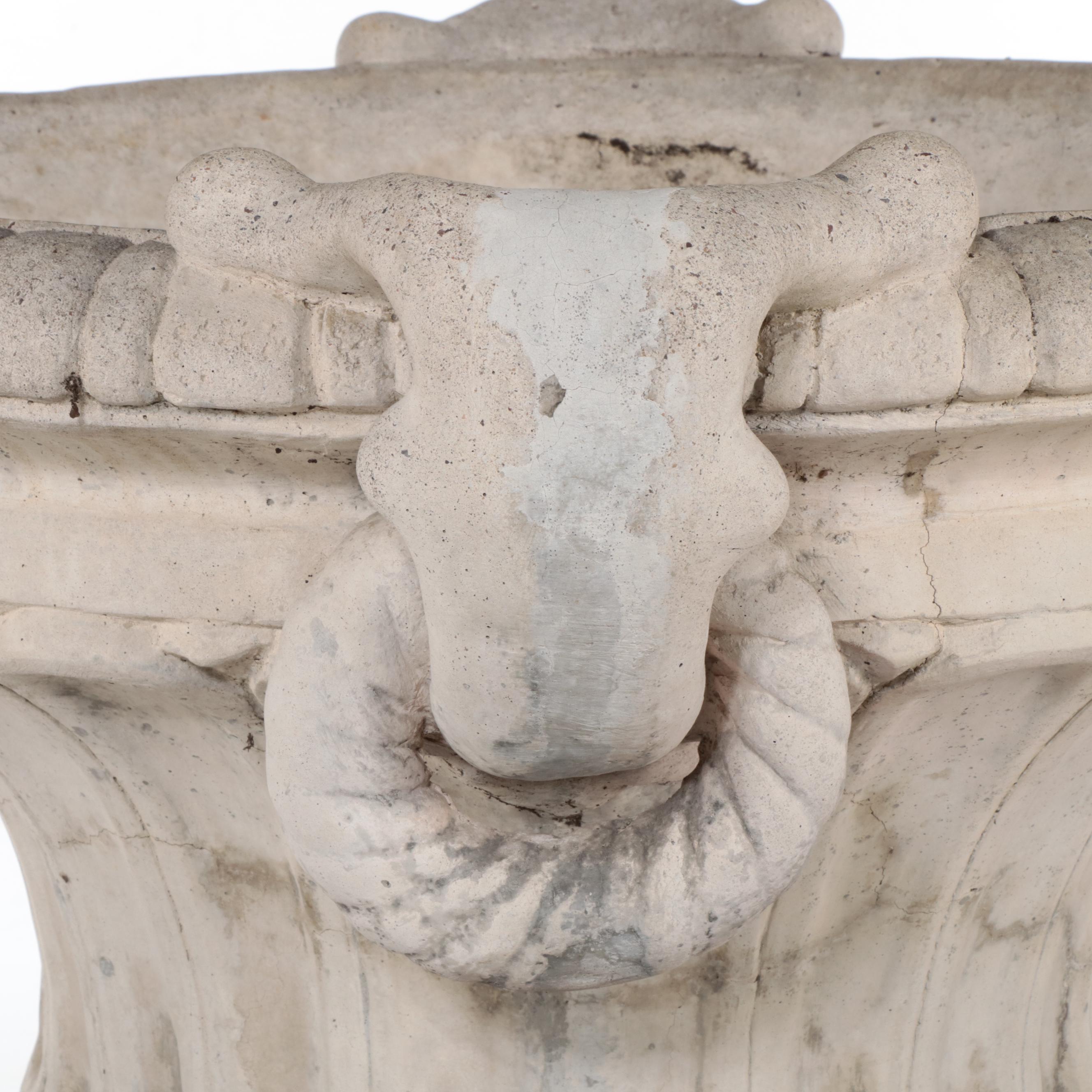 Al's Garden Art Neoclassical Style Cast Concrete Urn Planter