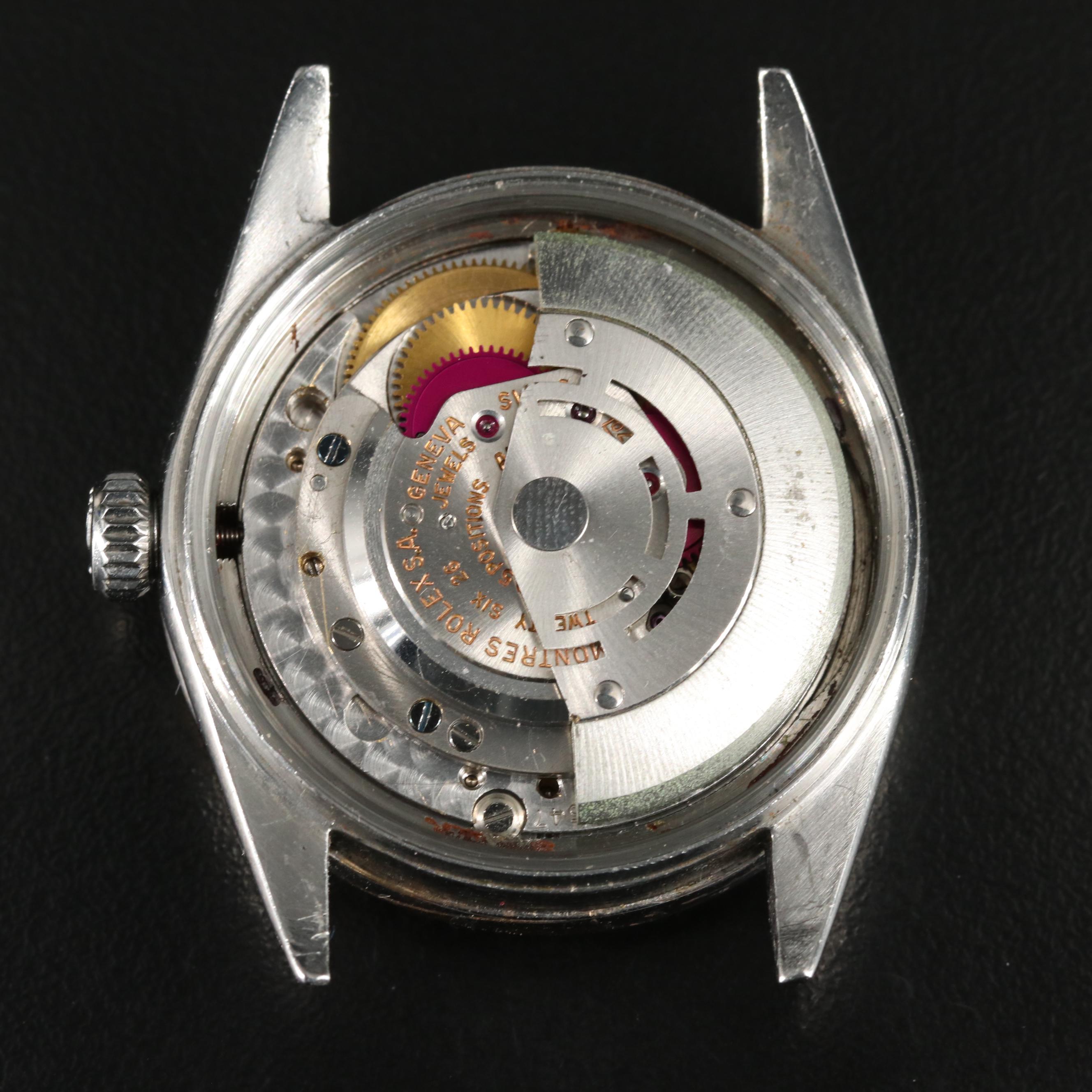 1965 Rolex Custom 1.05 CTW Diamond Dial and Bezel Datejust Watch