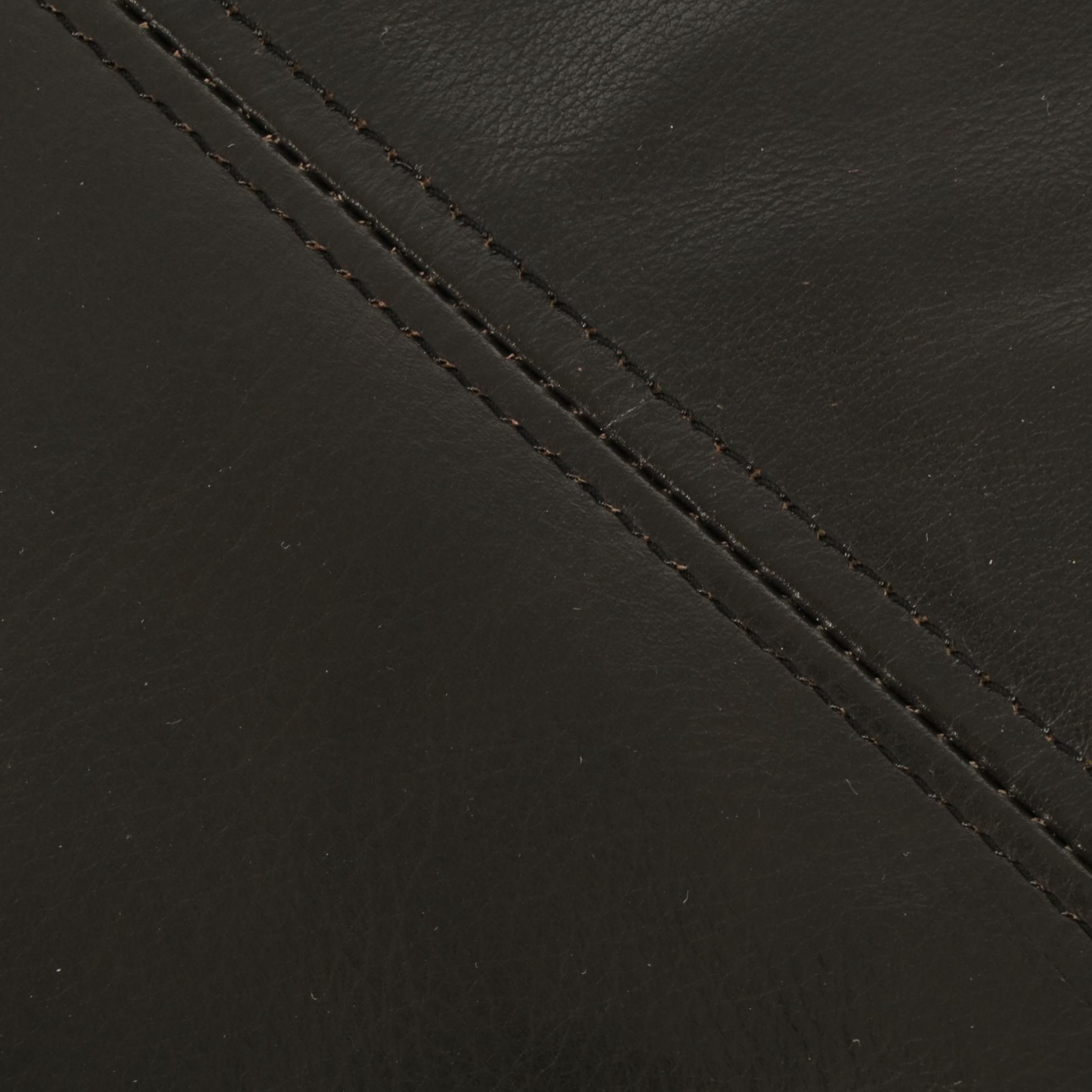 Arhaus Two-Piece Leather Roll-Arm Sectional Sofa