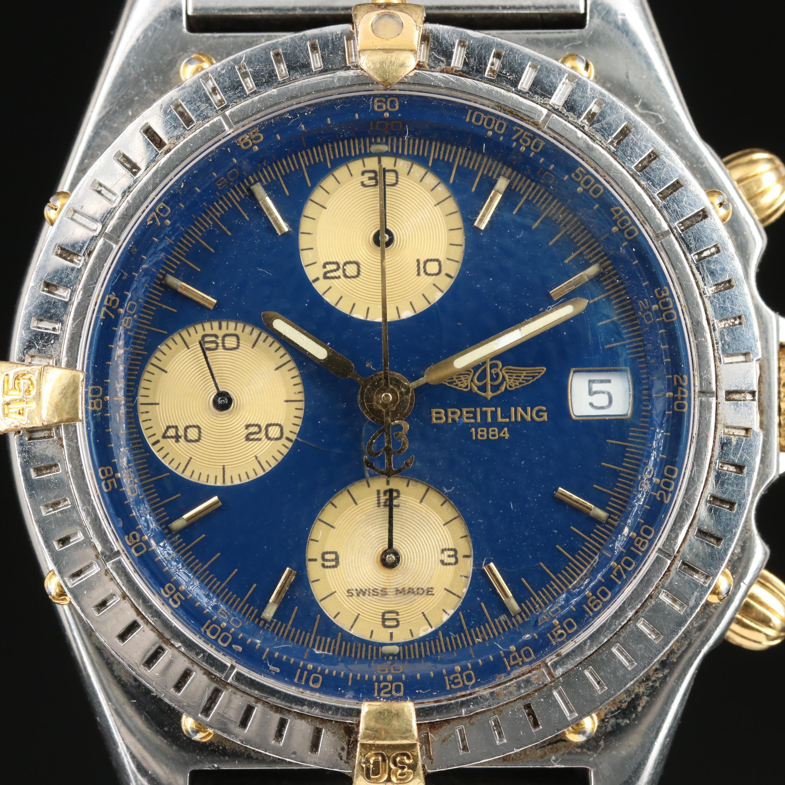 Breitling Chronomat Two-Tone Automatic Date Watch