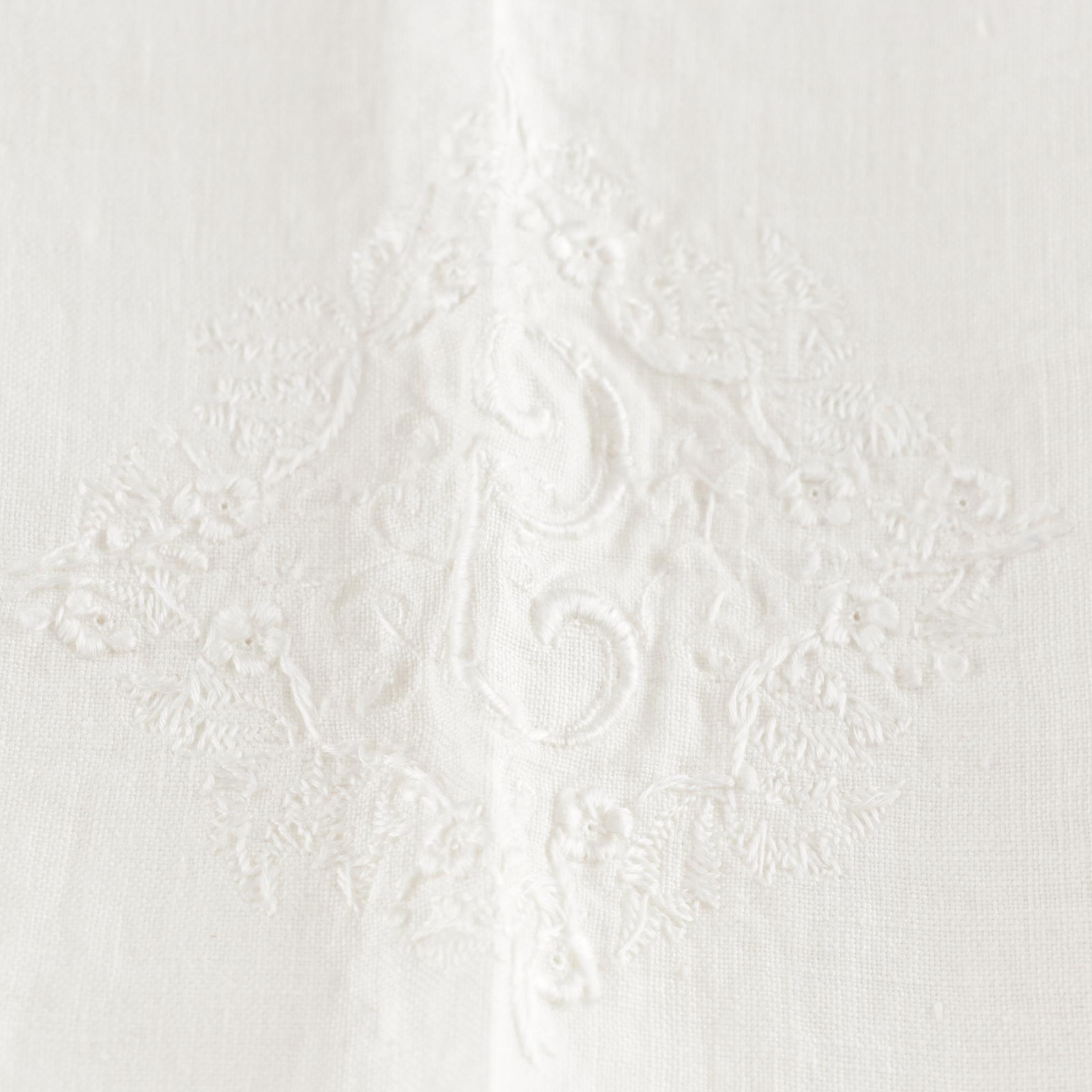 Ecru Table Linen Collection Features Coordinating Items, Some Monograms