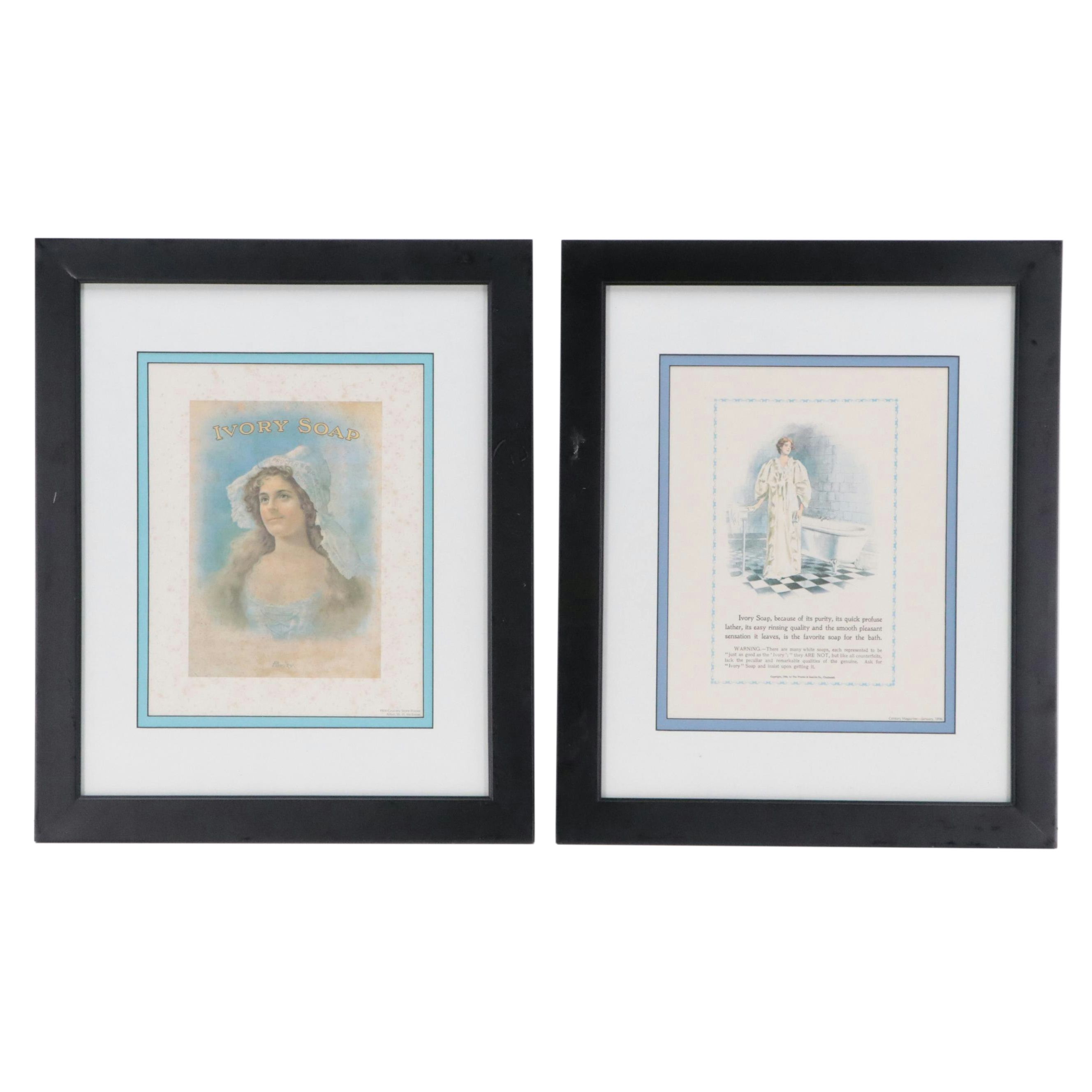 Offset Lithograph Reproduction Advertisements for Ivory Soap, 1979