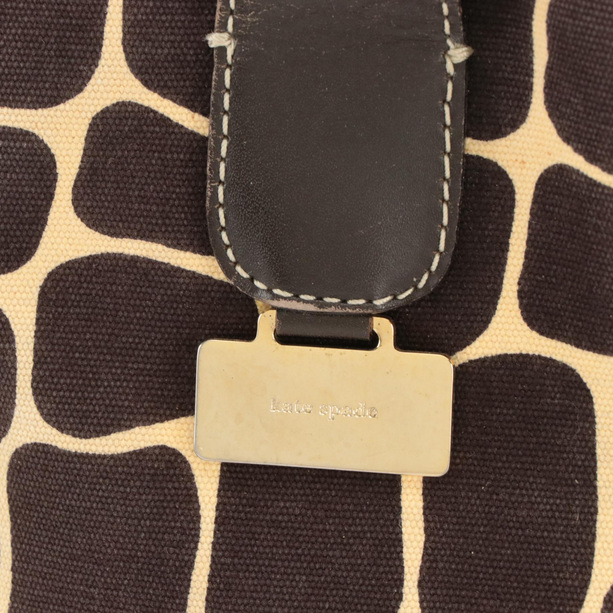 Kate Spade Animal Print Tote, Bifold Wallets and Coin Pouch in Leather & Canvas