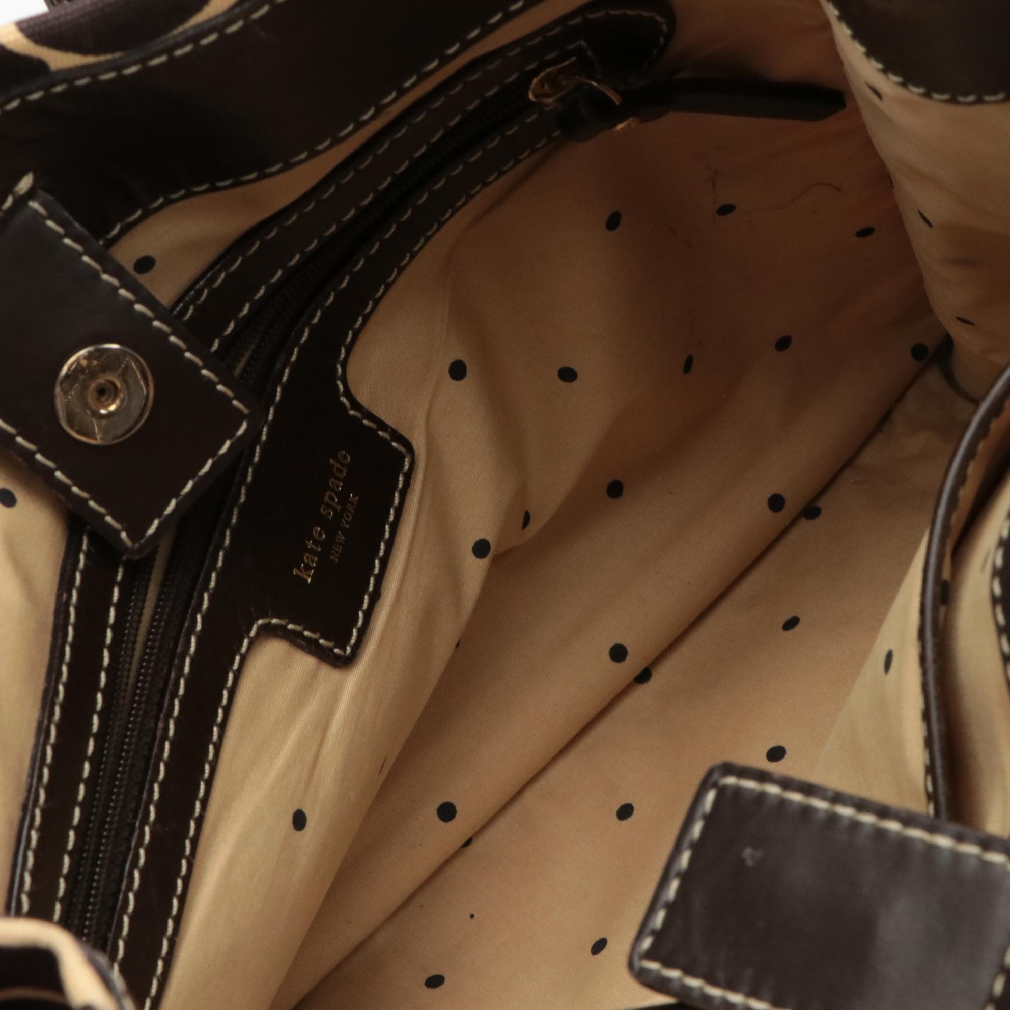 Kate Spade Animal Print Tote, Bifold Wallets and Coin Pouch in Leather & Canvas