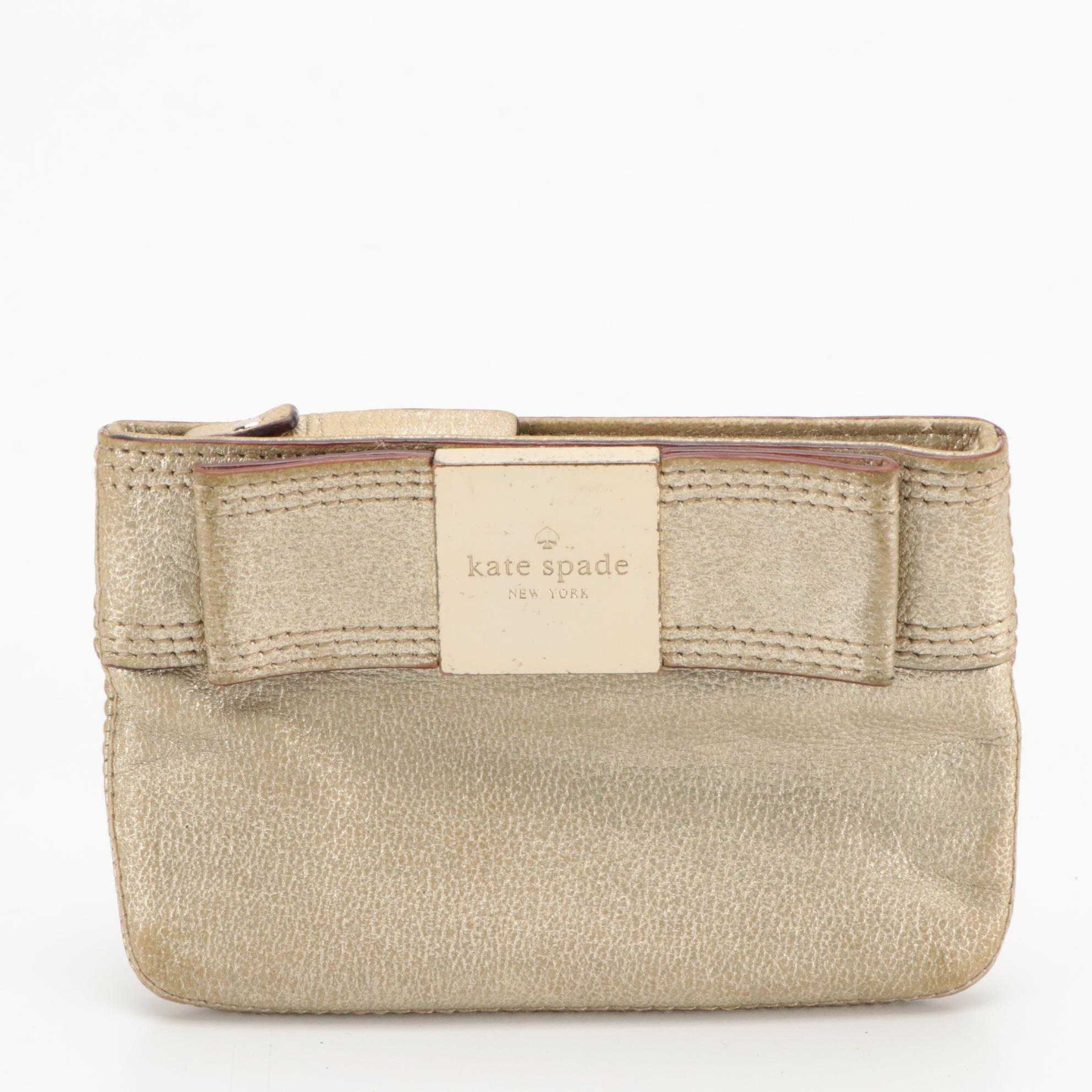 Kate Spade Animal Print Tote, Bifold Wallets and Coin Pouch in Leather & Canvas