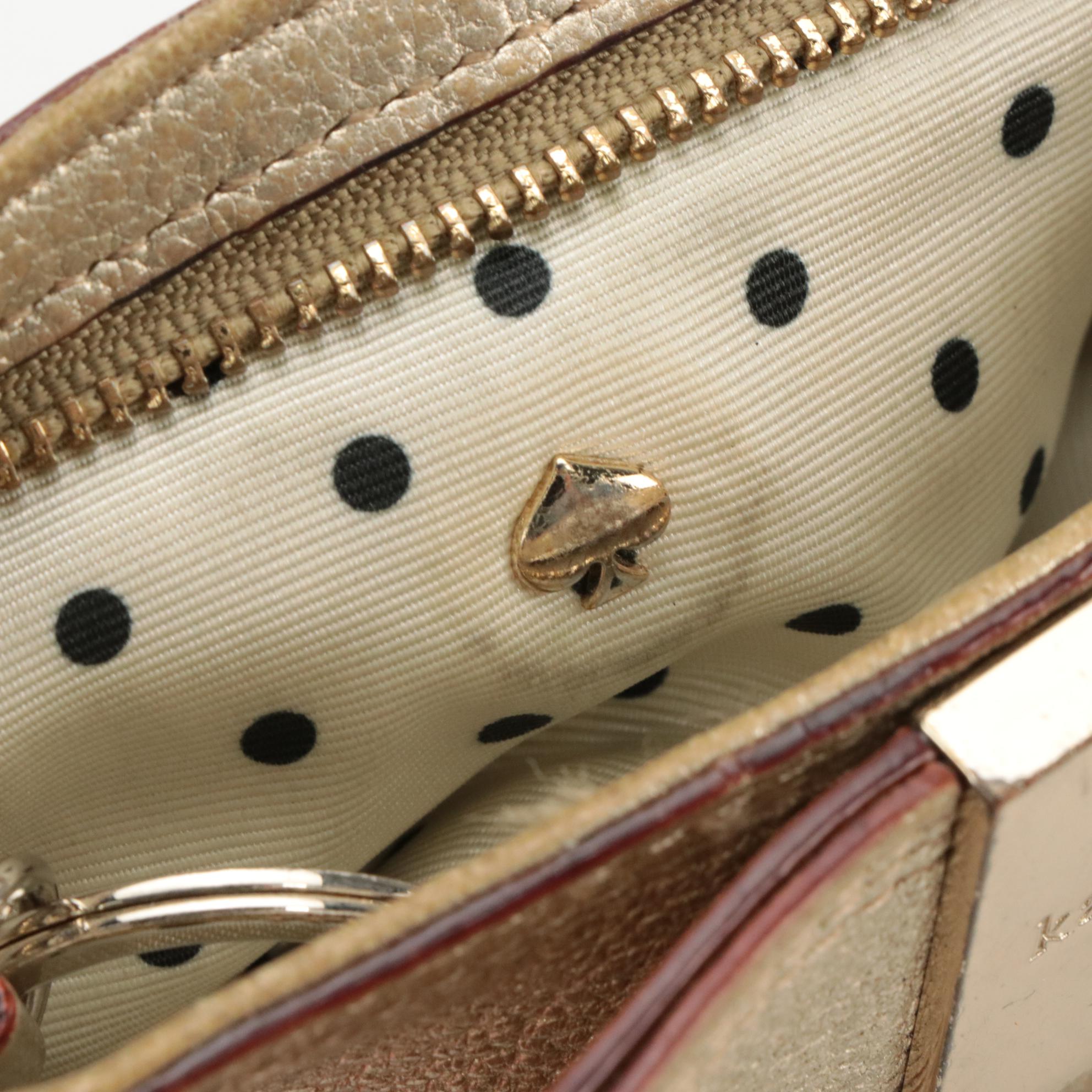 Kate Spade Animal Print Tote, Bifold Wallets and Coin Pouch in Leather & Canvas