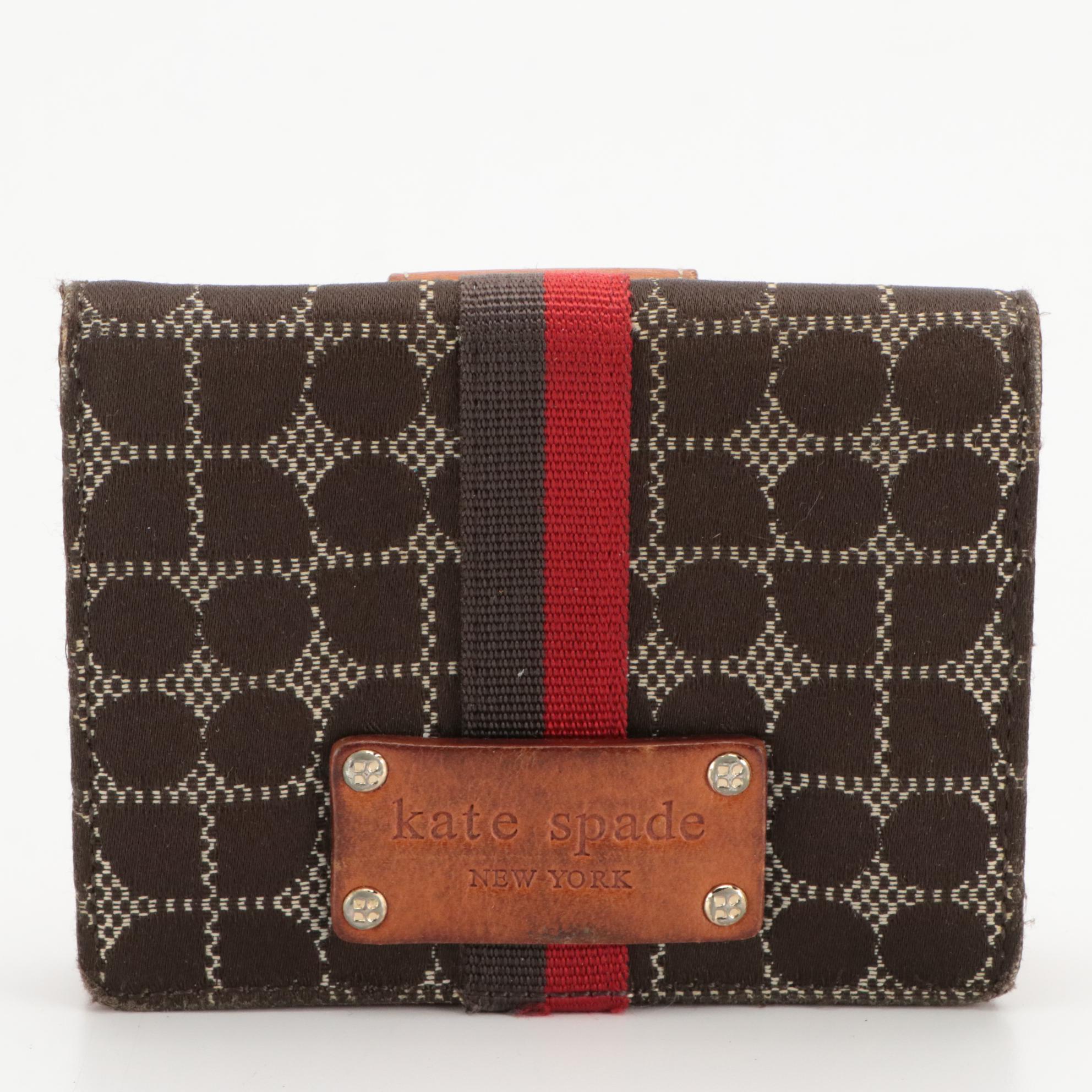 Kate Spade Animal Print Tote, Bifold Wallets and Coin Pouch in Leather & Canvas