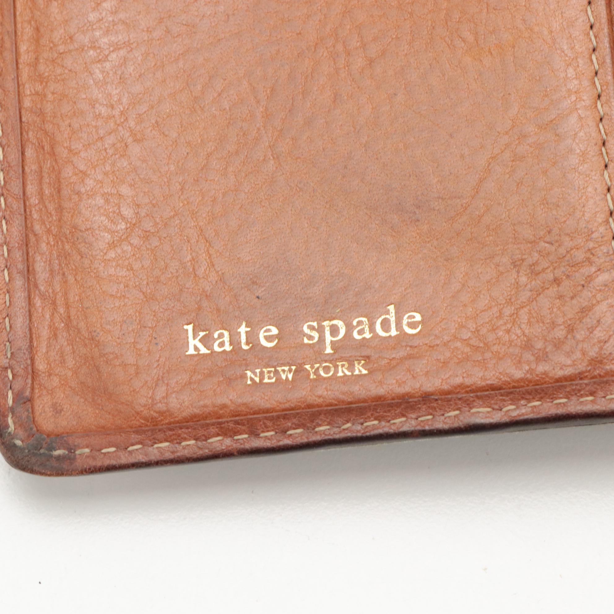 Kate Spade Animal Print Tote, Bifold Wallets and Coin Pouch in Leather & Canvas