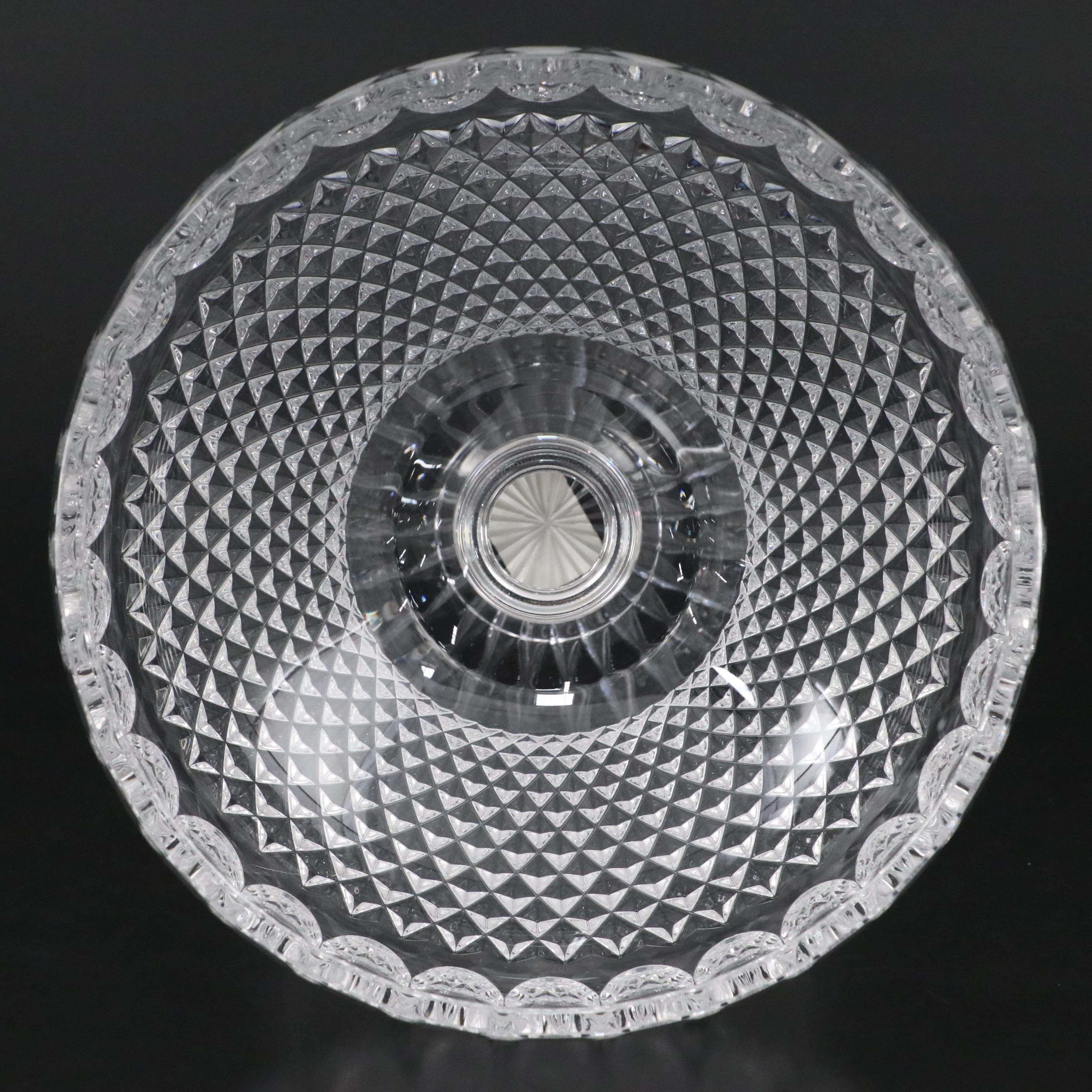 Waterford Crystal "Colleen" Footed Centerpiece Bowl