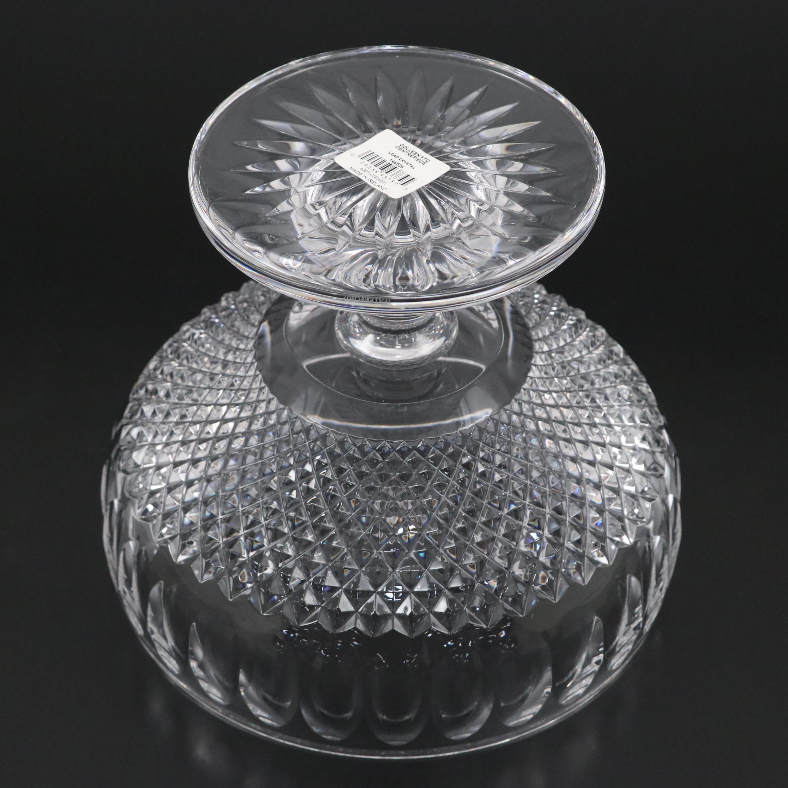 Waterford Crystal "Colleen" Footed Centerpiece Bowl