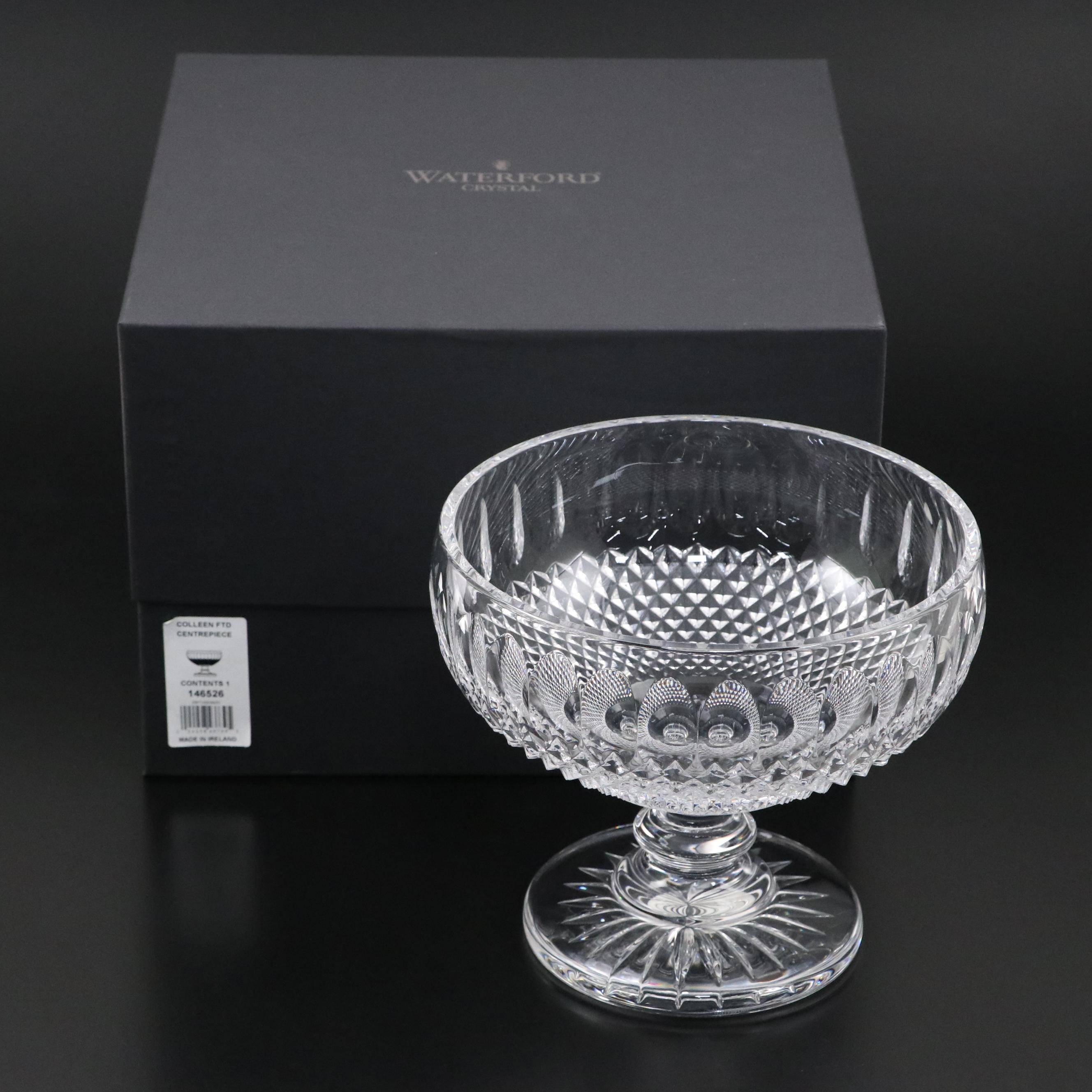 Waterford Crystal "Colleen" Footed Centerpiece Bowl