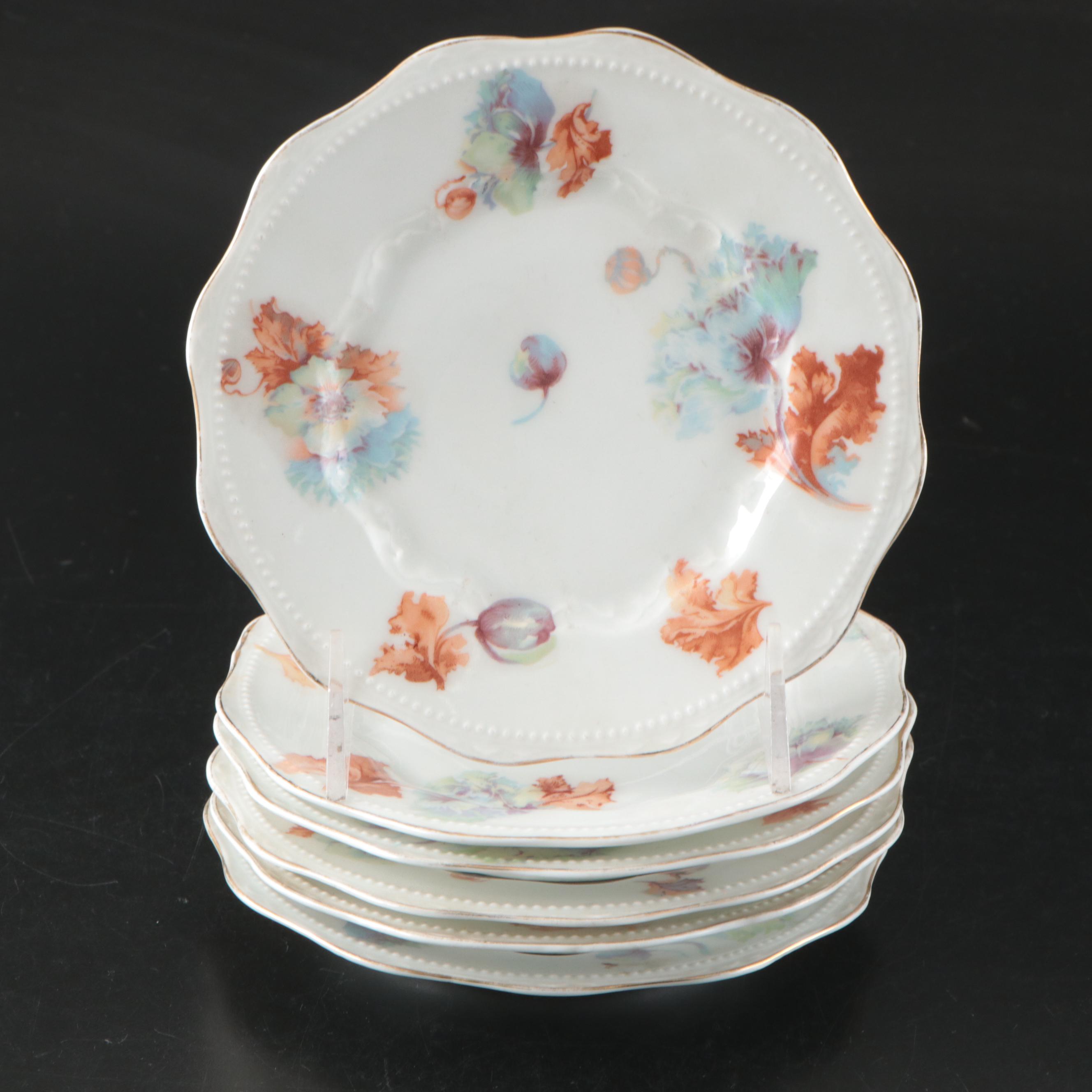 Hermann Ohme Dessert Set with Other Porcelain Plates