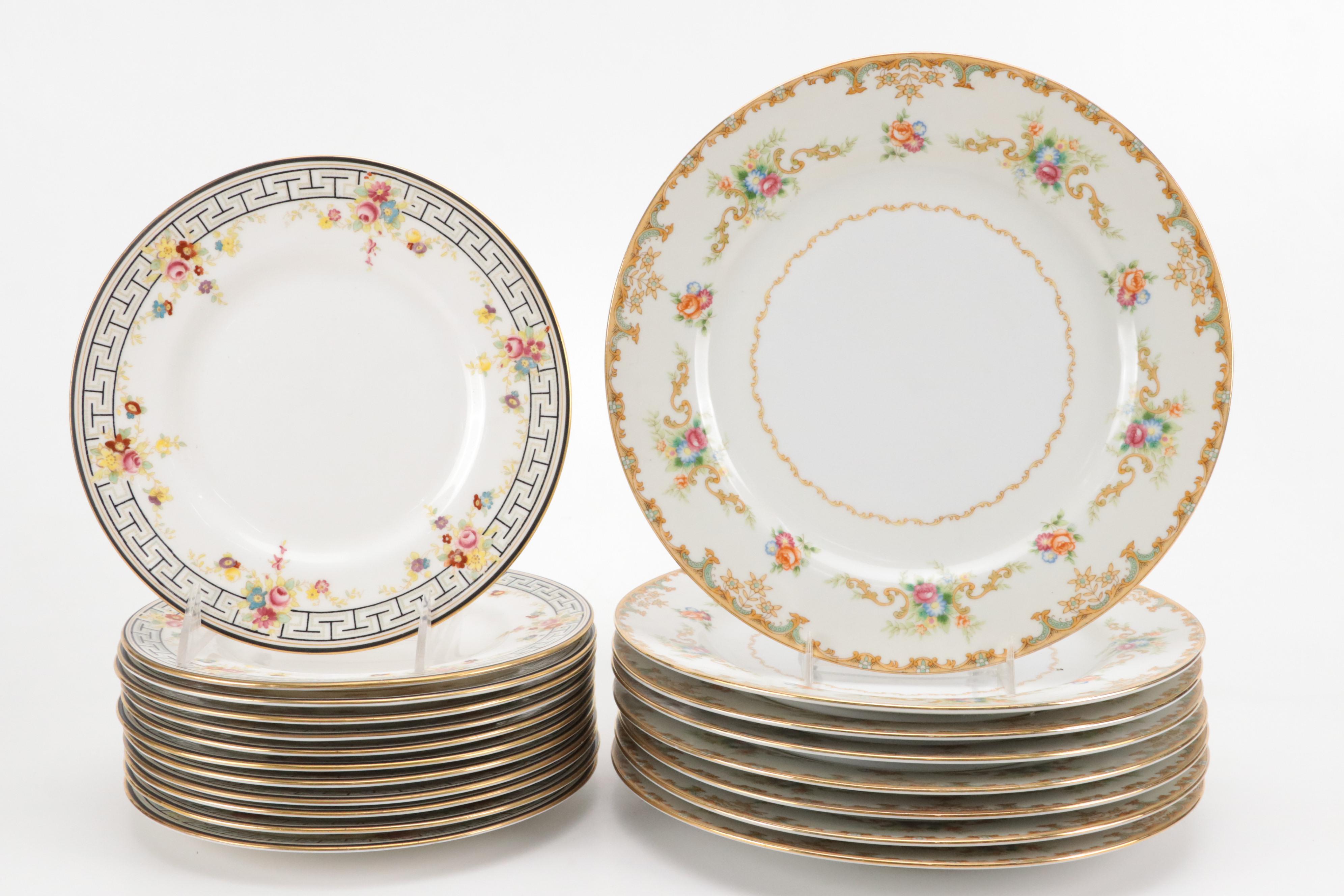 Empress "Windmere" Porcelain Dinner Plates with More Table Accessories