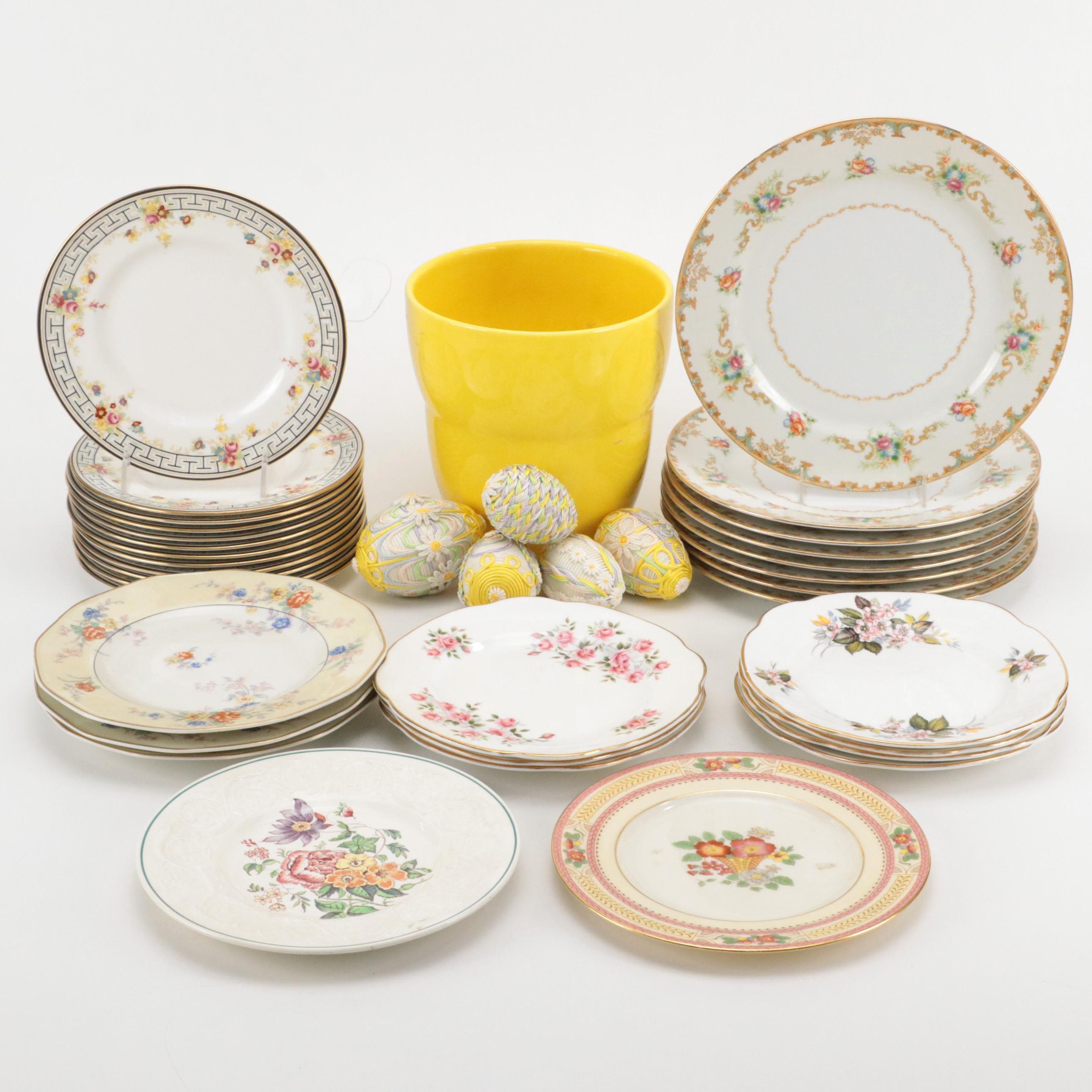 Empress "Windmere" Porcelain Dinner Plates with More Table Accessories
