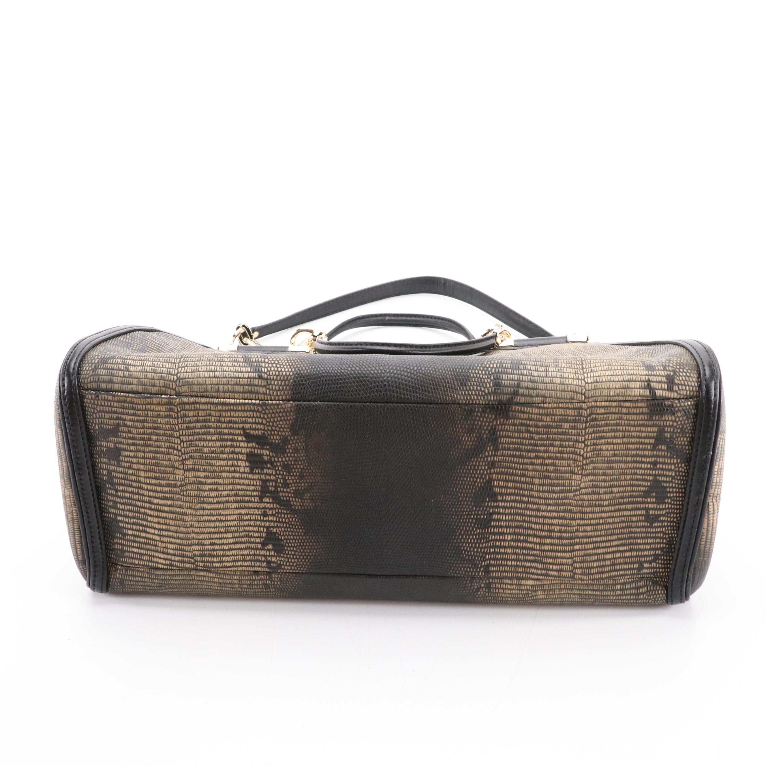 Coach Embossed Leather Madison Handbag 26763 and Kristin Satchel 16796