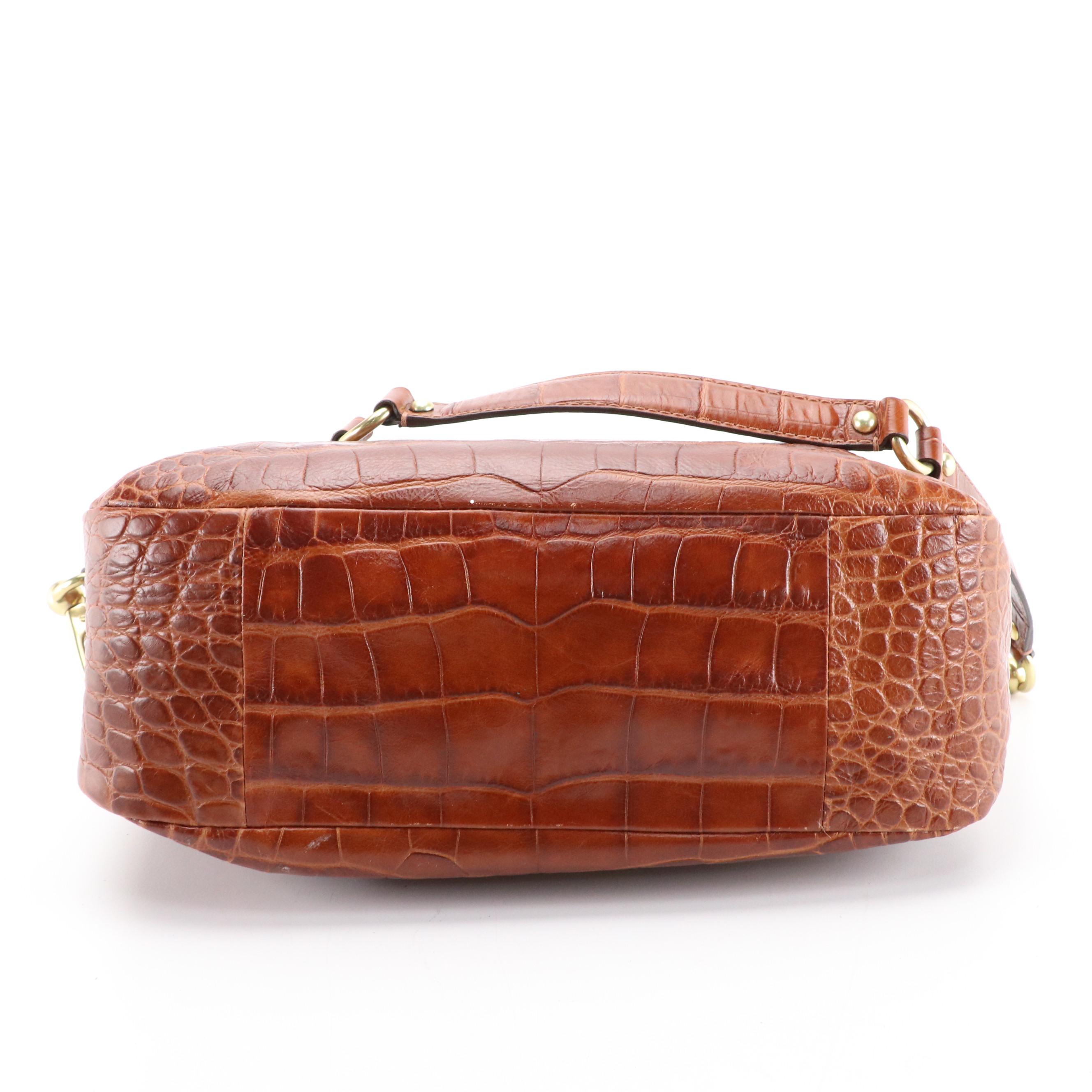 Coach Embossed Leather Madison Handbag 26763 and Kristin Satchel 16796