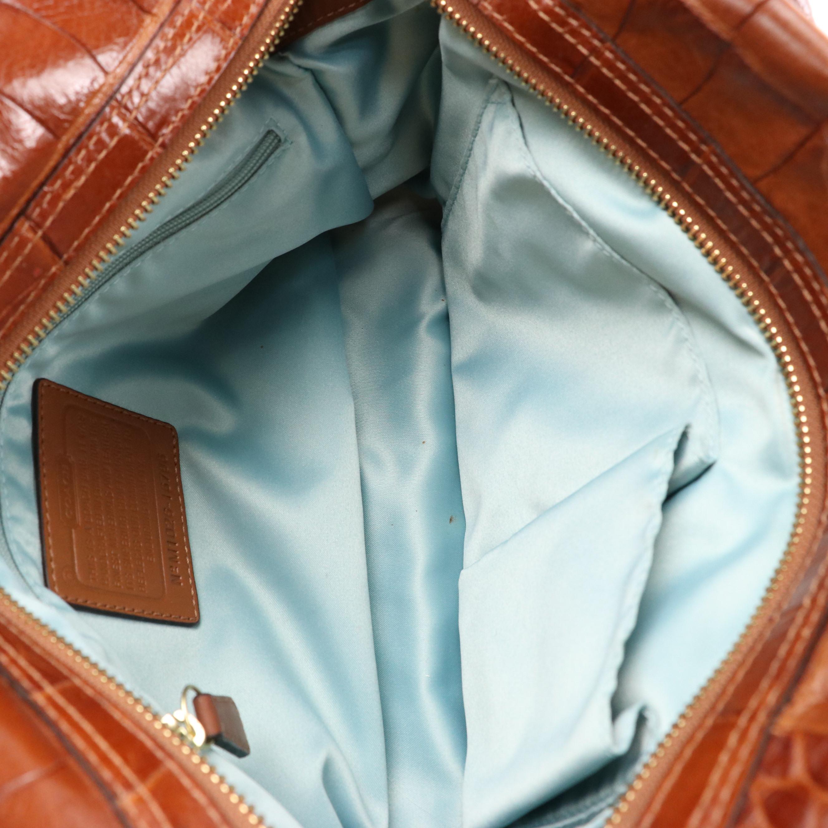 Coach Embossed Leather Madison Handbag 26763 and Kristin Satchel 16796