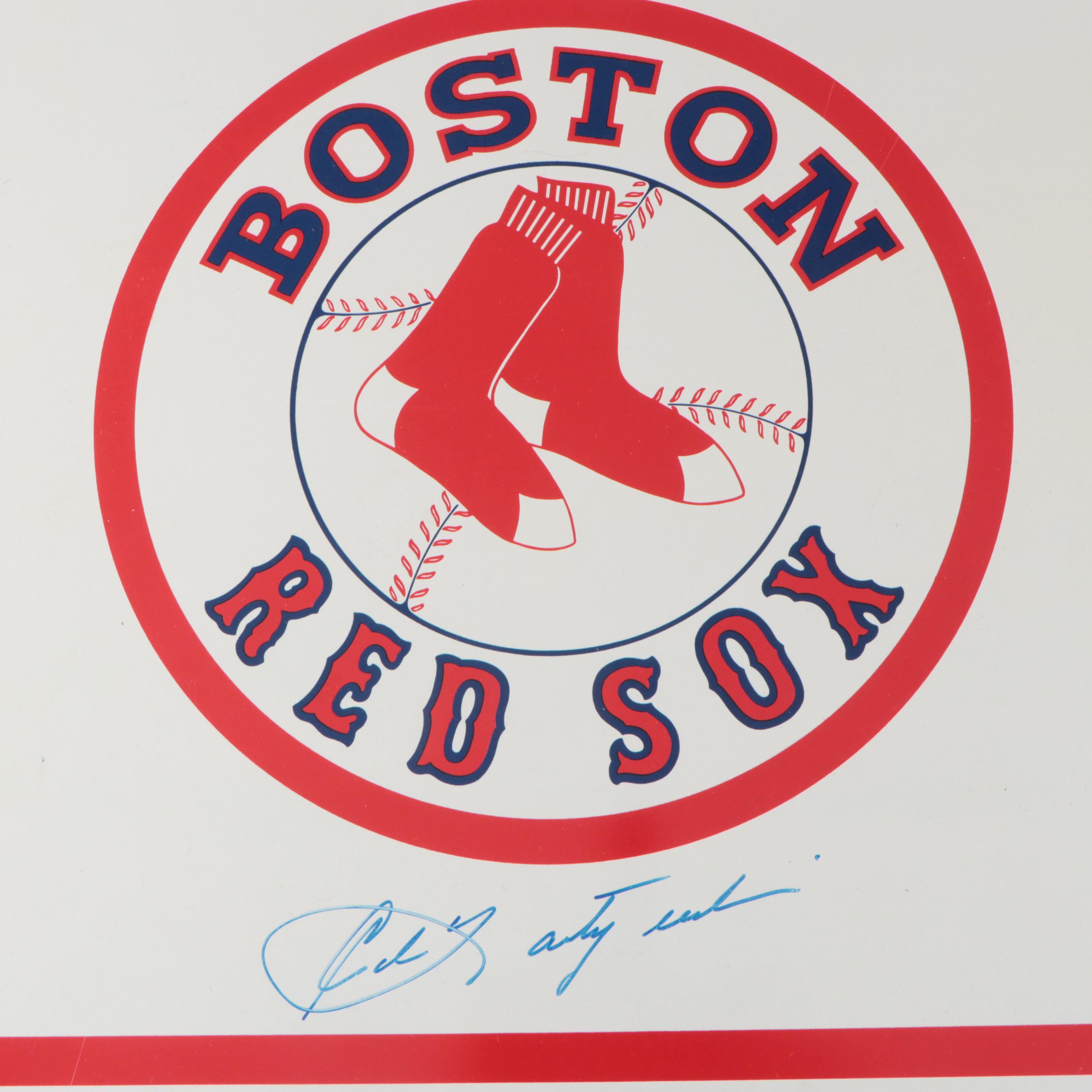 Carl Yastrzemski Signed Boston Red Sox Signed with Ken Harrelson Signed Baseball