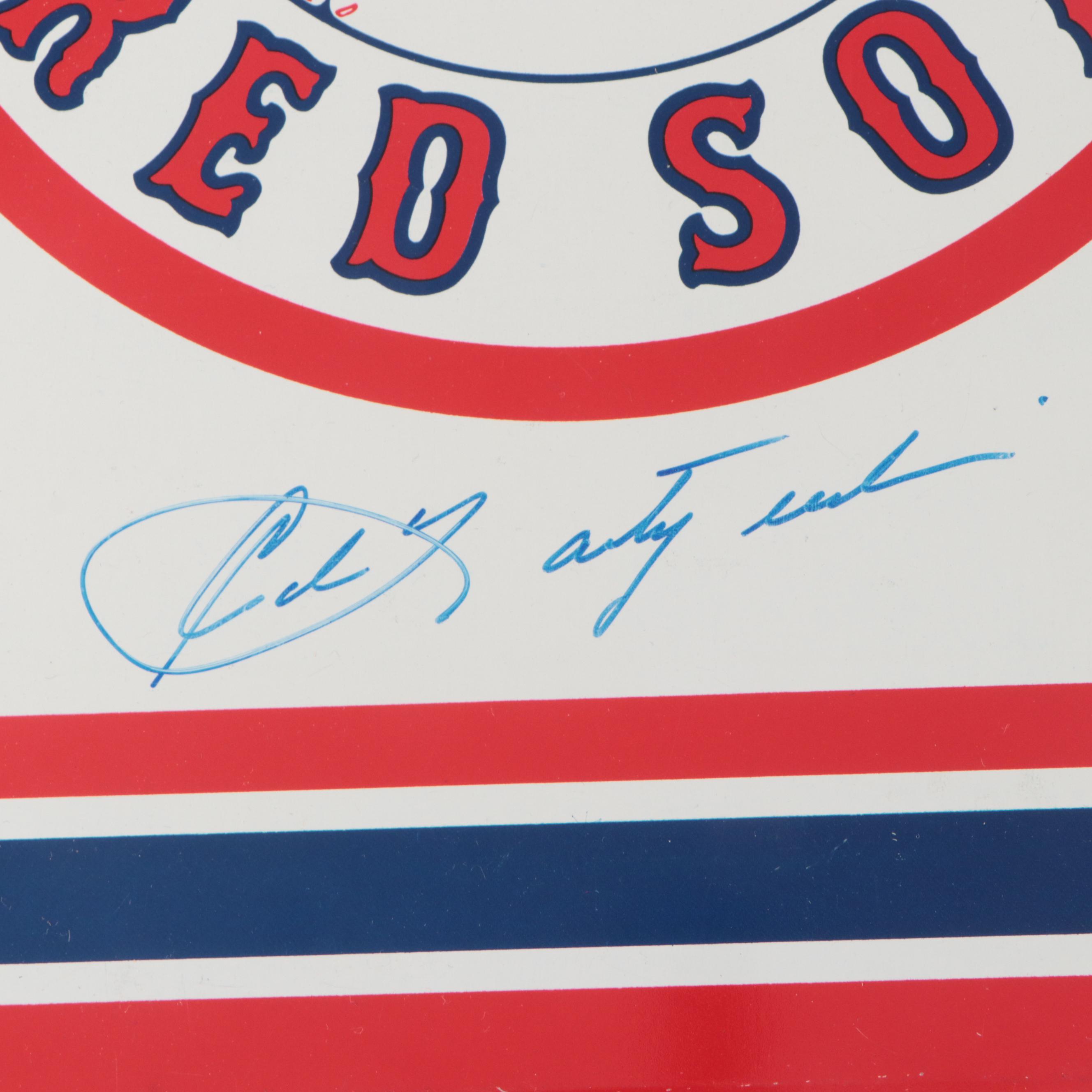 Carl Yastrzemski Signed Boston Red Sox Signed with Ken Harrelson Signed Baseball