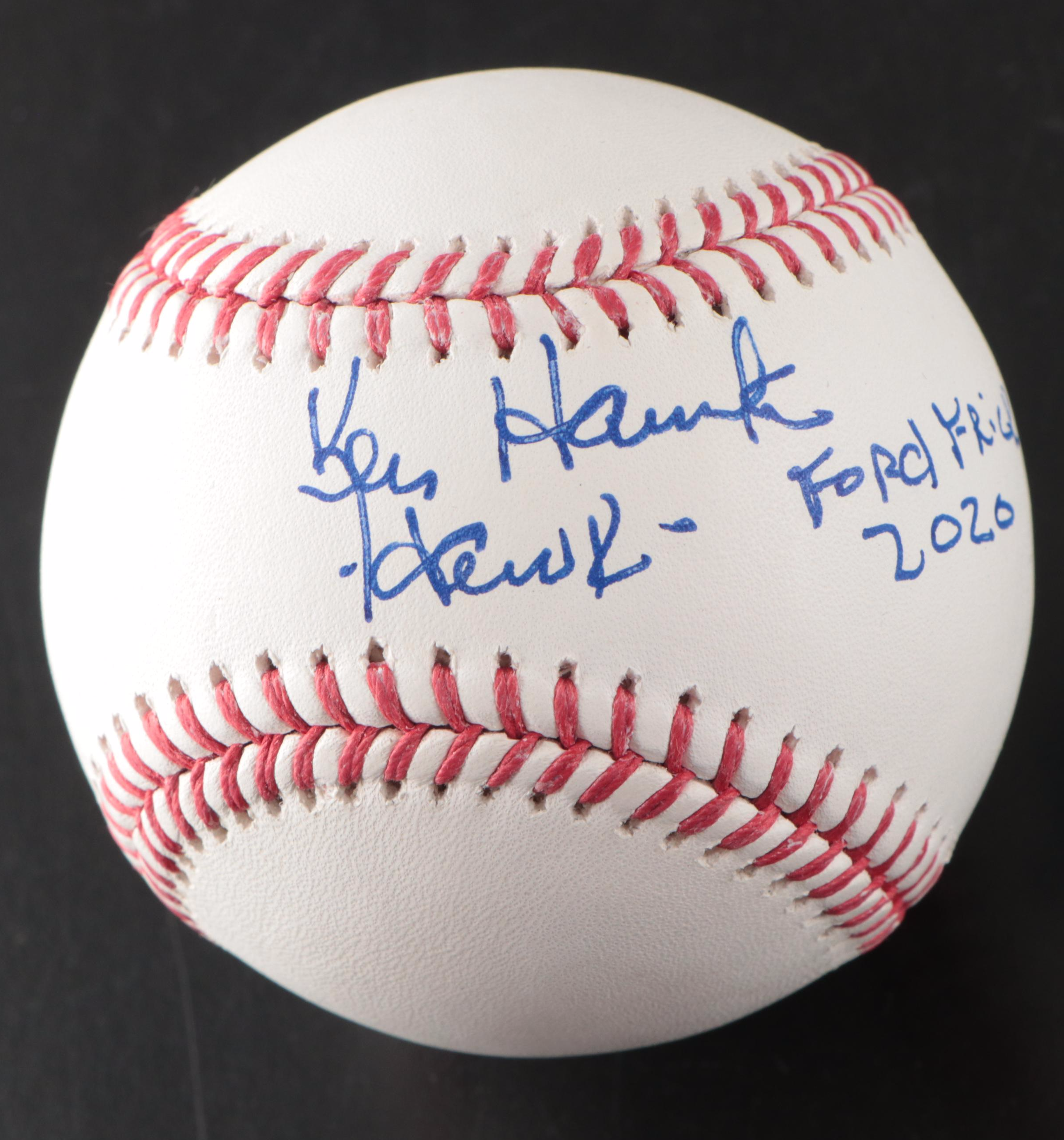 Carl Yastrzemski Signed Boston Red Sox Signed with Ken Harrelson Signed Baseball