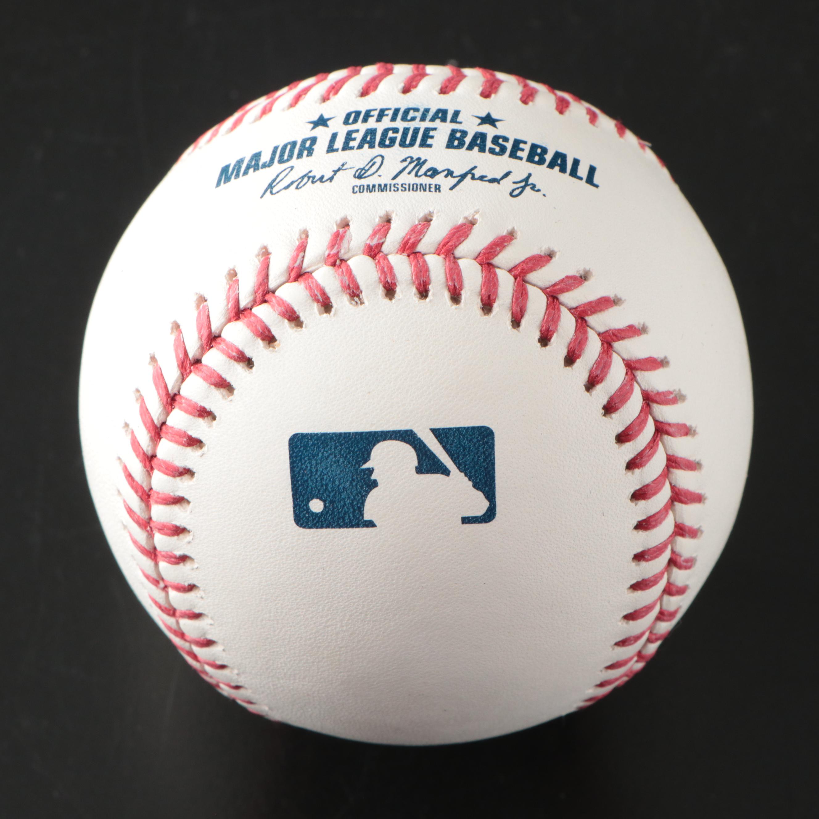 Carl Yastrzemski Signed Boston Red Sox Signed with Ken Harrelson Signed Baseball