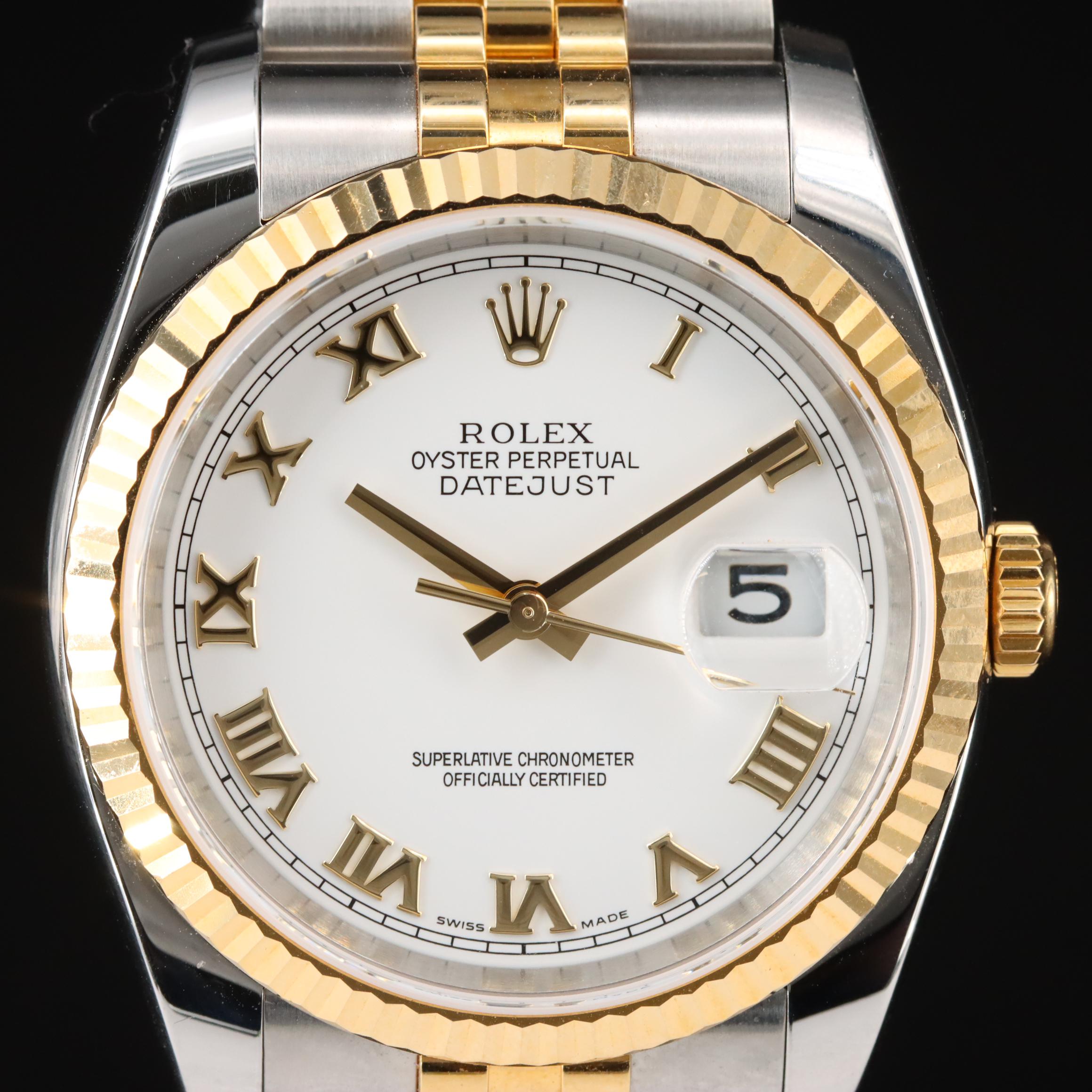 2005 Rolex Oyster Perpetual Datejust Watch