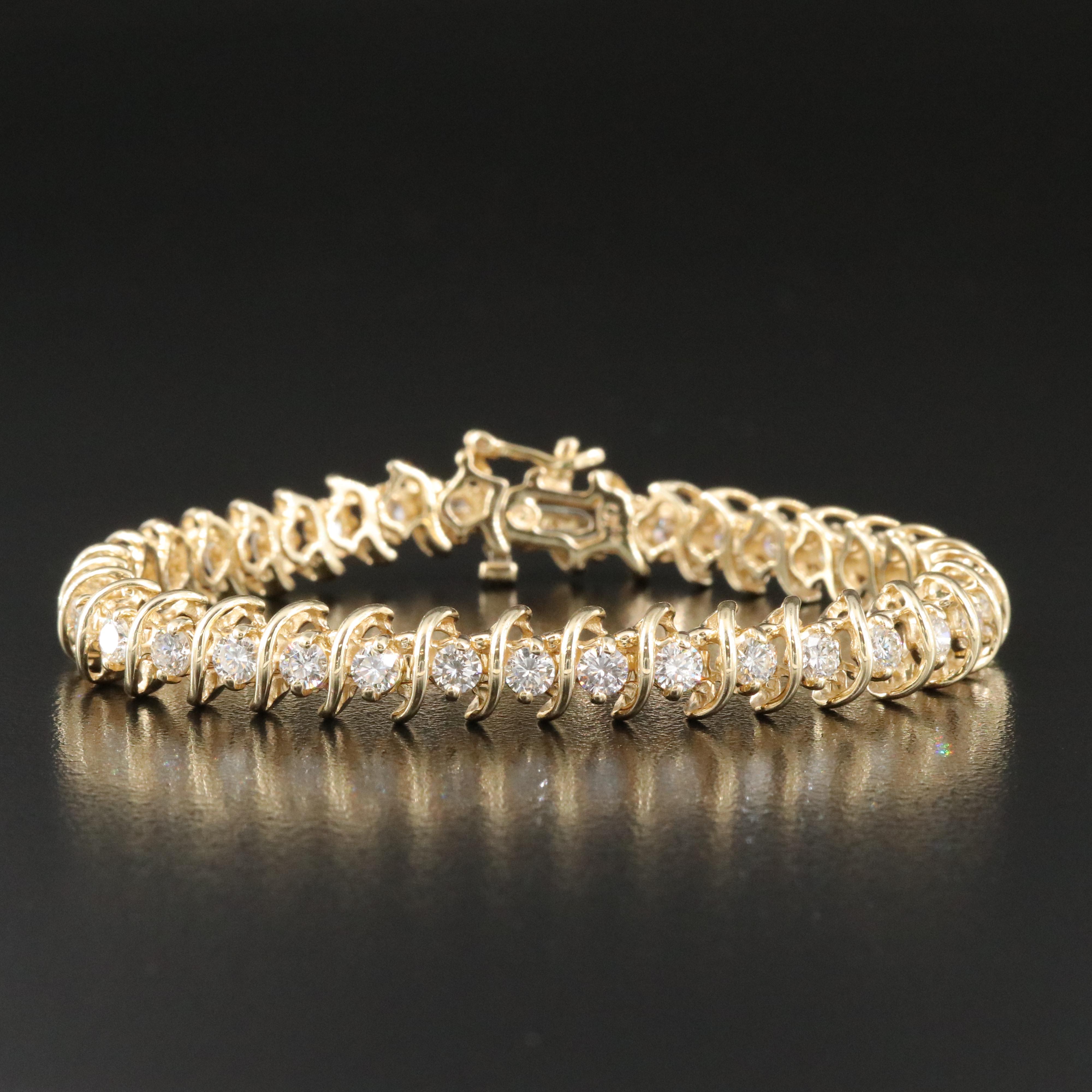14K 5.22 CTW Diamond Bracelet