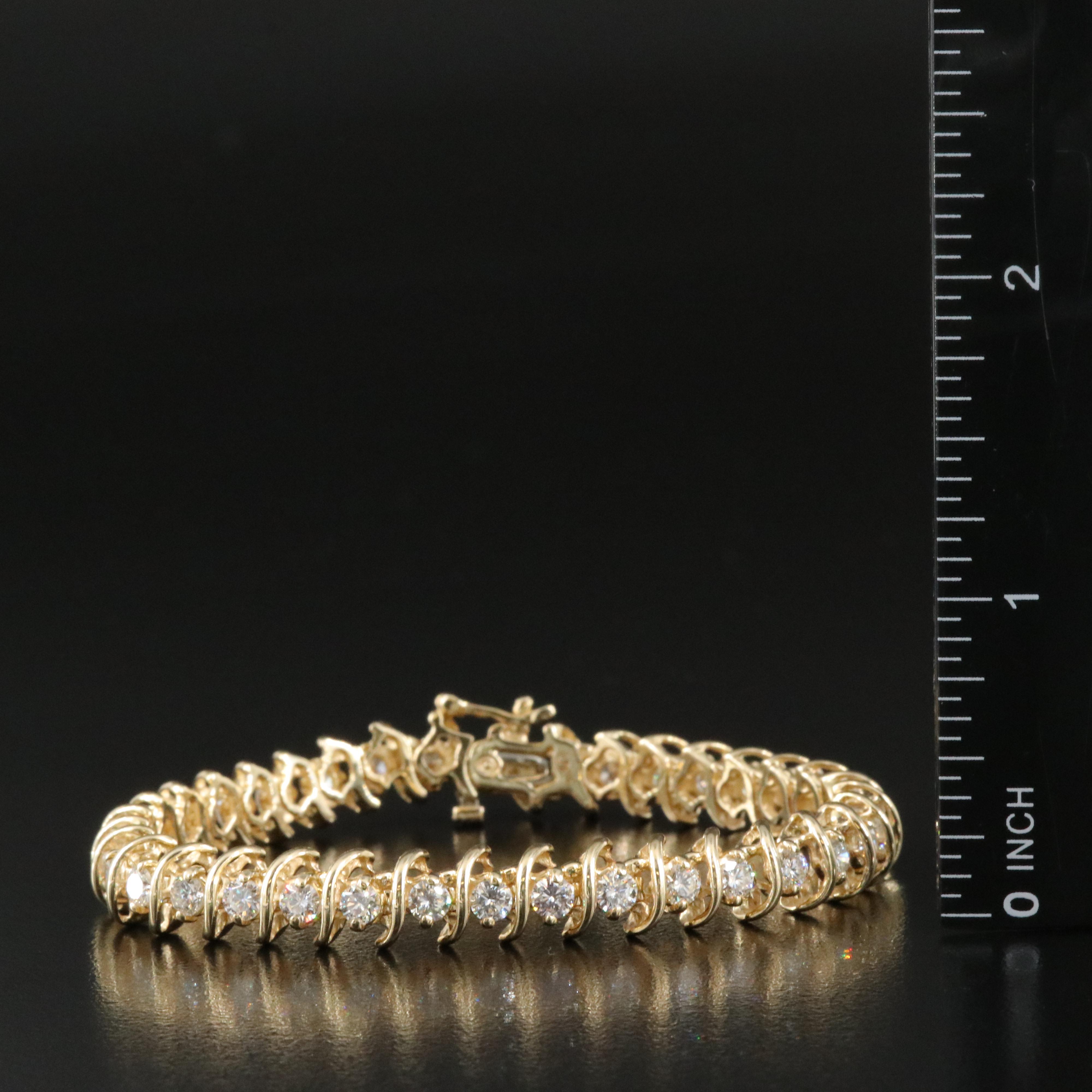14K 5.22 CTW Diamond Bracelet