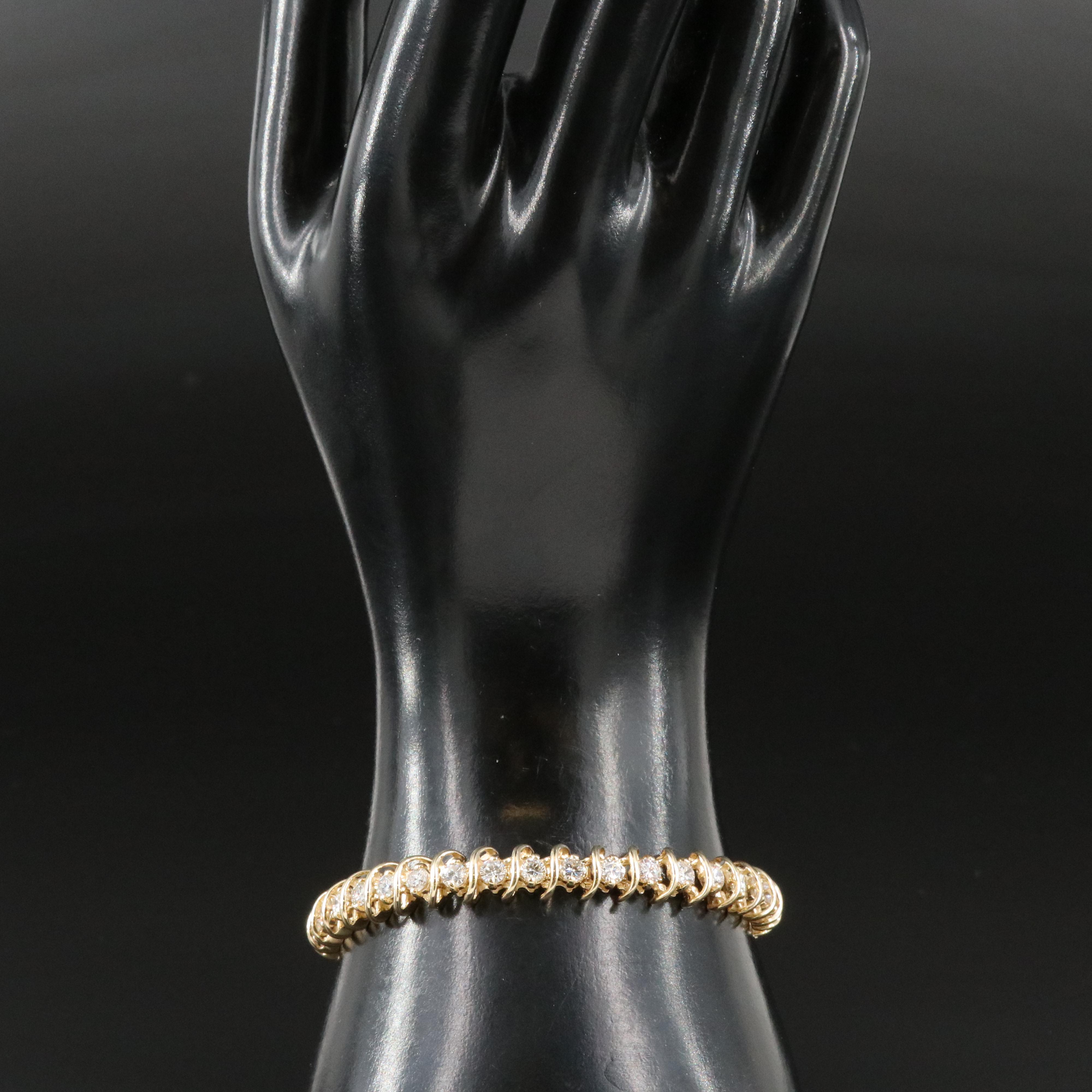 14K 5.22 CTW Diamond Bracelet
