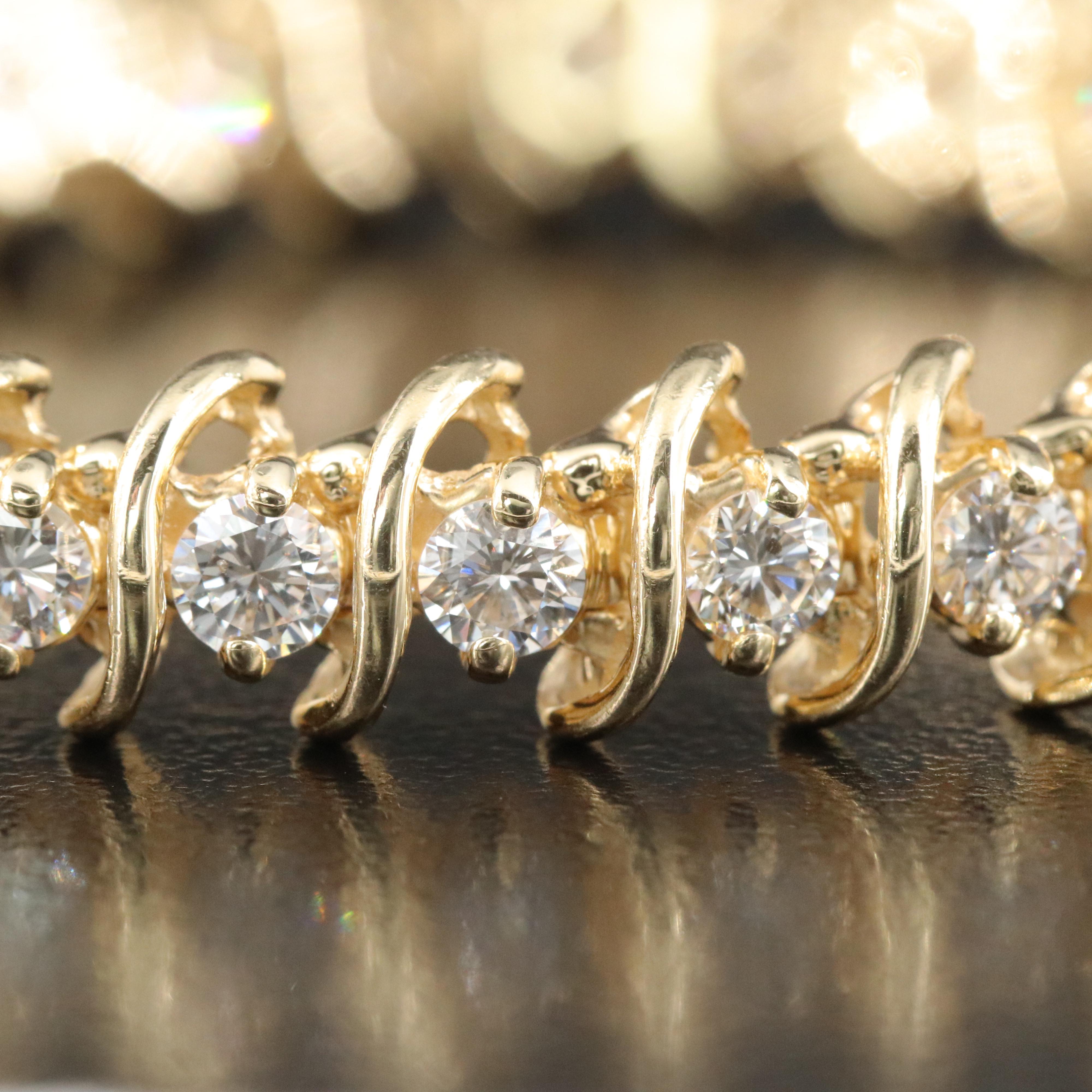 14K 5.22 CTW Diamond Bracelet