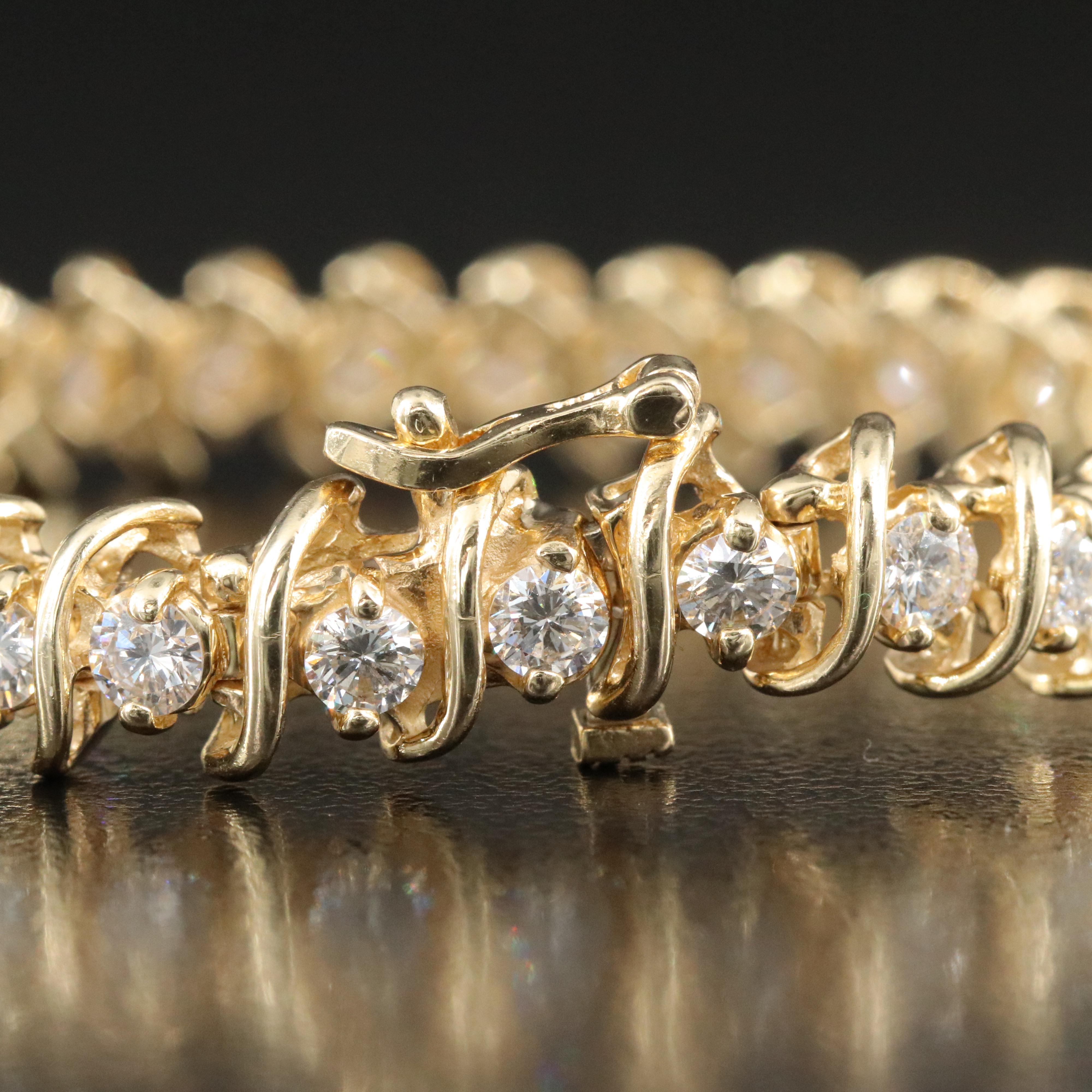 14K 5.22 CTW Diamond Bracelet