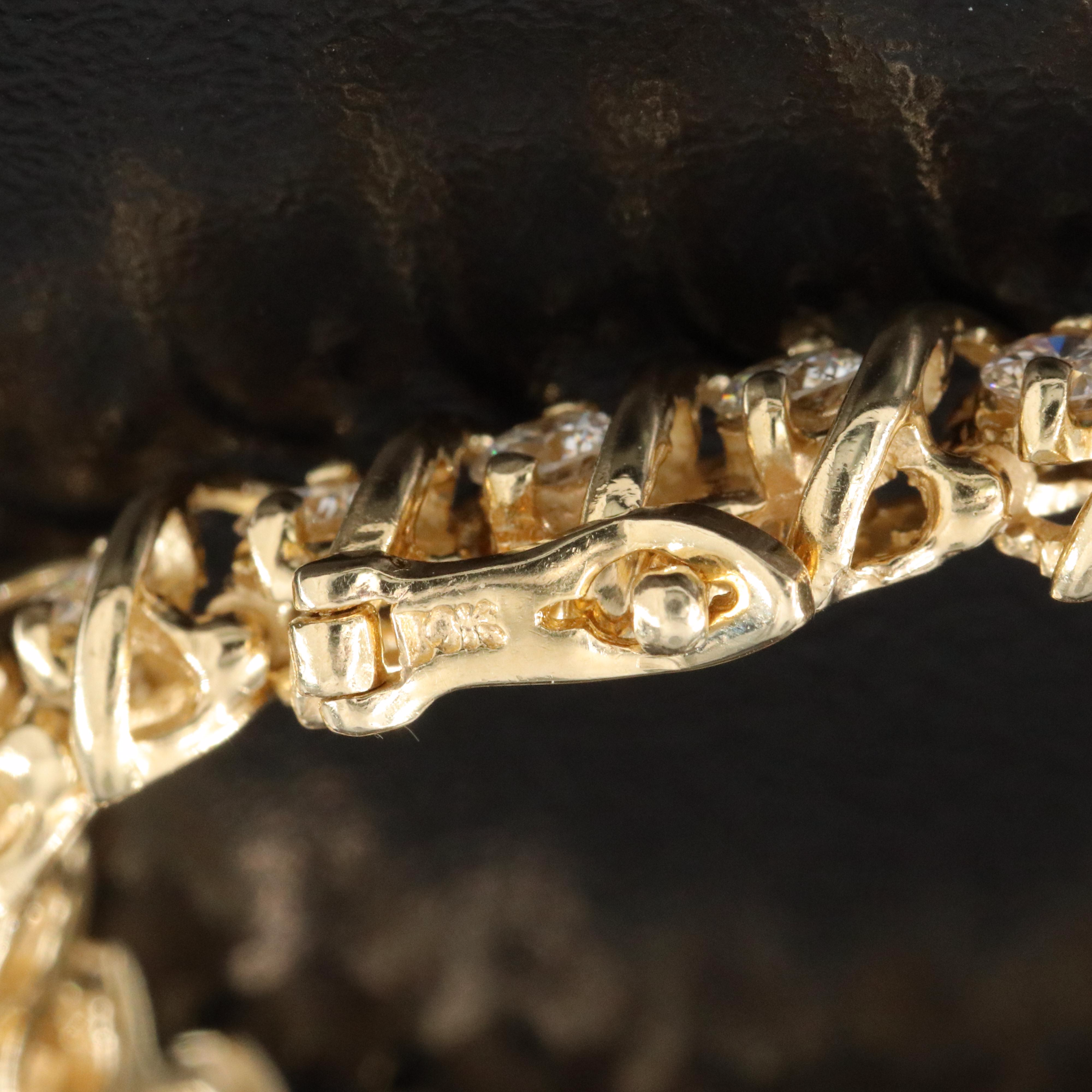 14K 5.22 CTW Diamond Bracelet