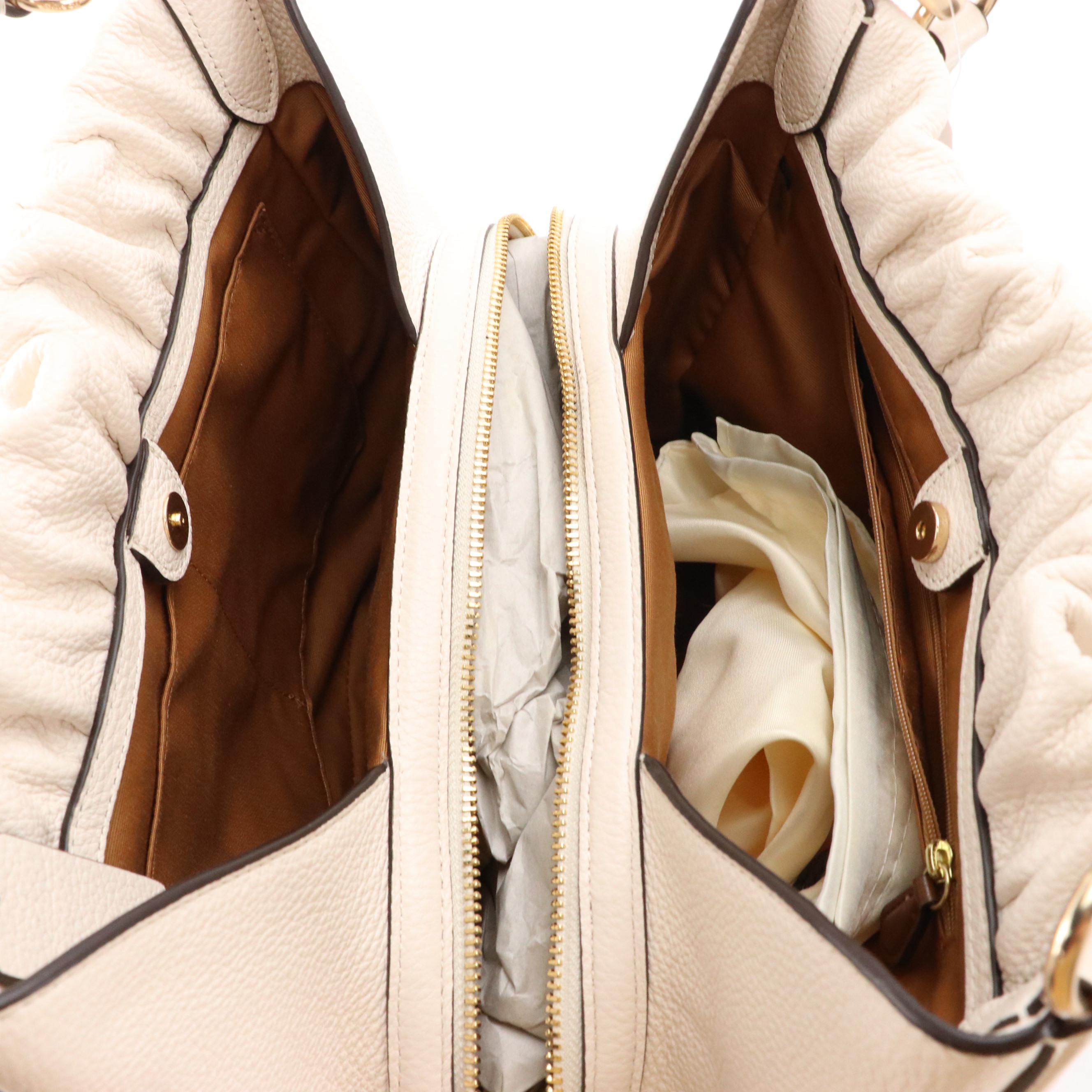 Coach Leather Maya Shoulder Bag, Brown Croc Embossed Madison Carrie Satchel