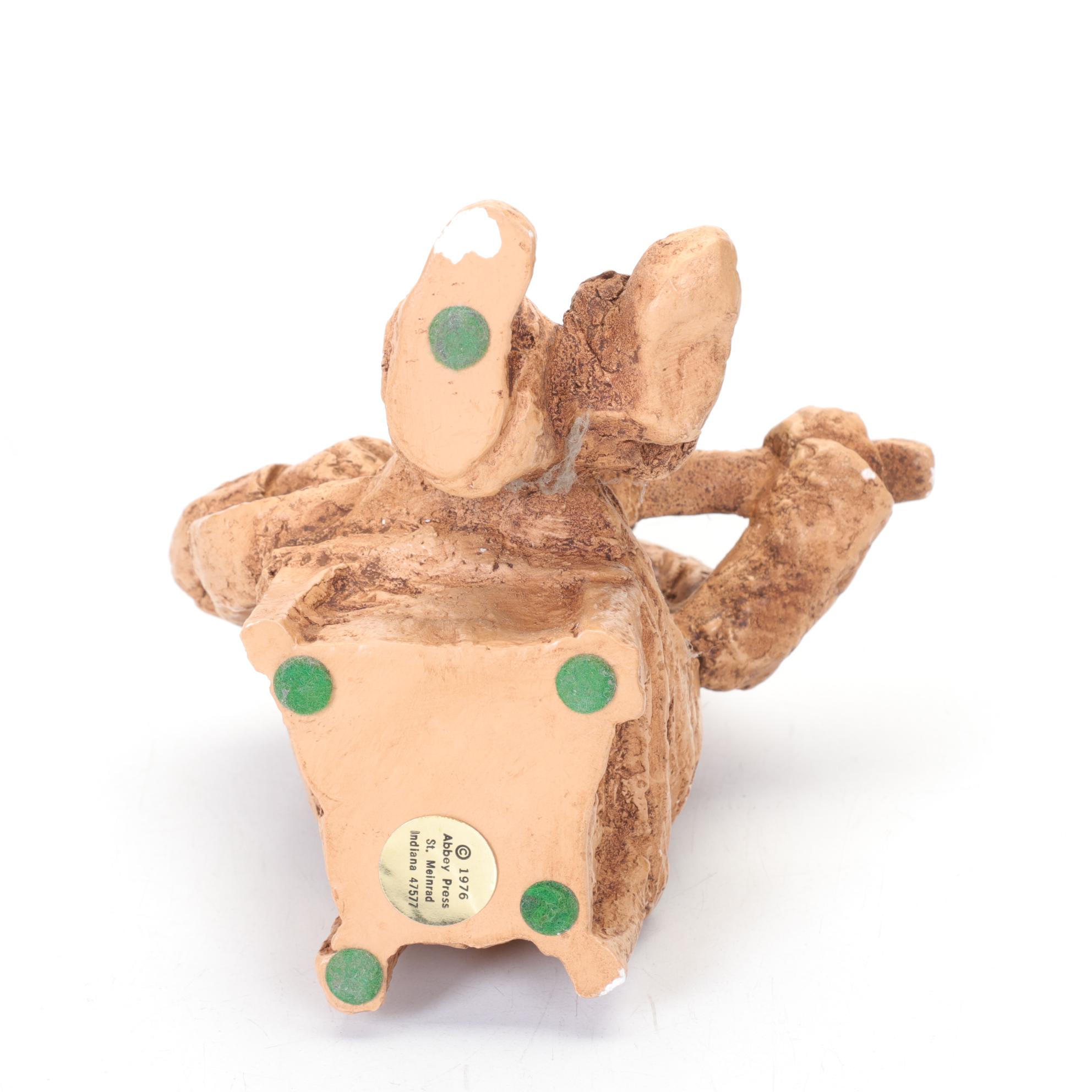 Abbey Press Resin Sculptures Including Boy Playing Guitar, 1970s