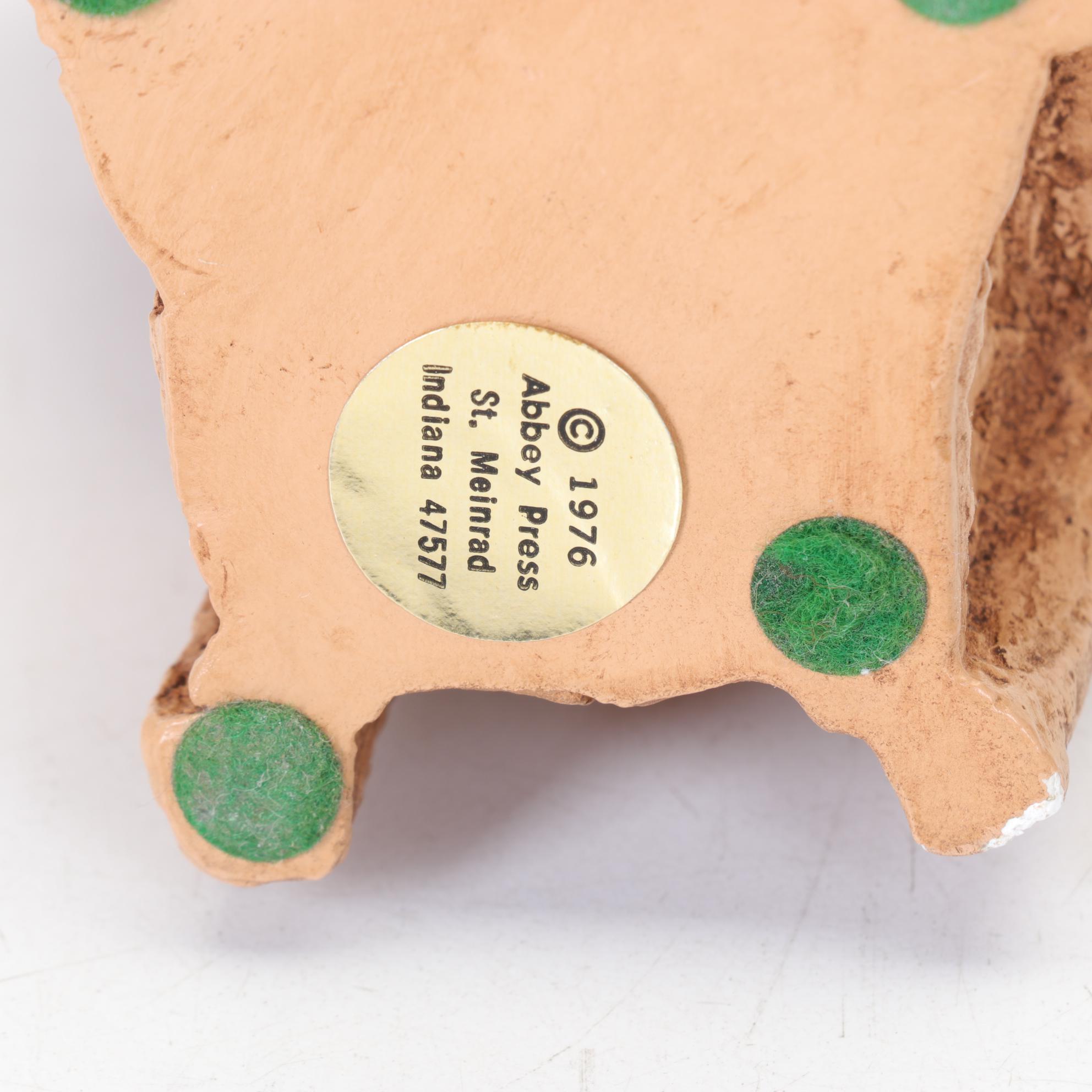 Abbey Press Resin Sculptures Including Boy Playing Guitar, 1970s