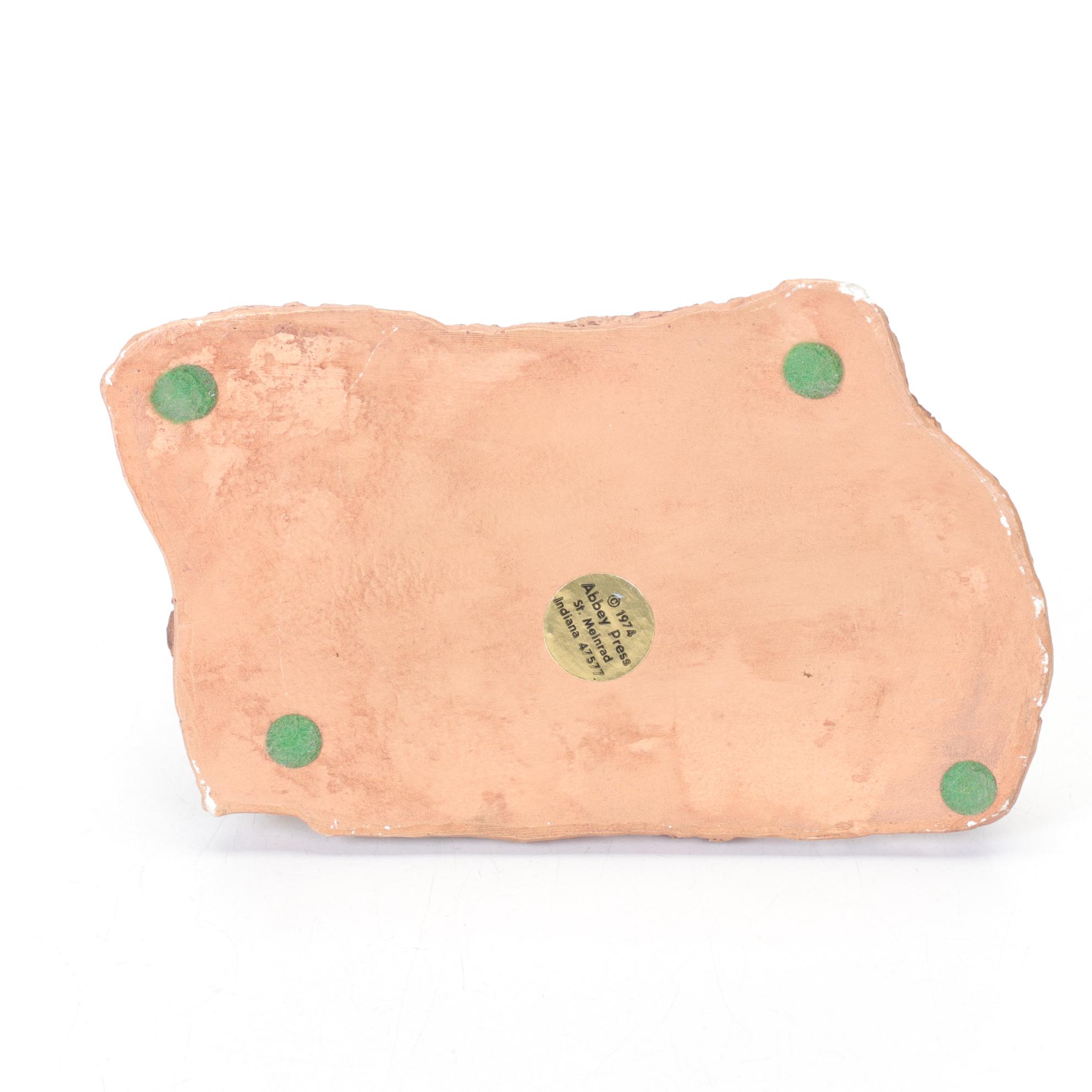 Abbey Press Resin Sculptures Including Boy Playing Guitar, 1970s