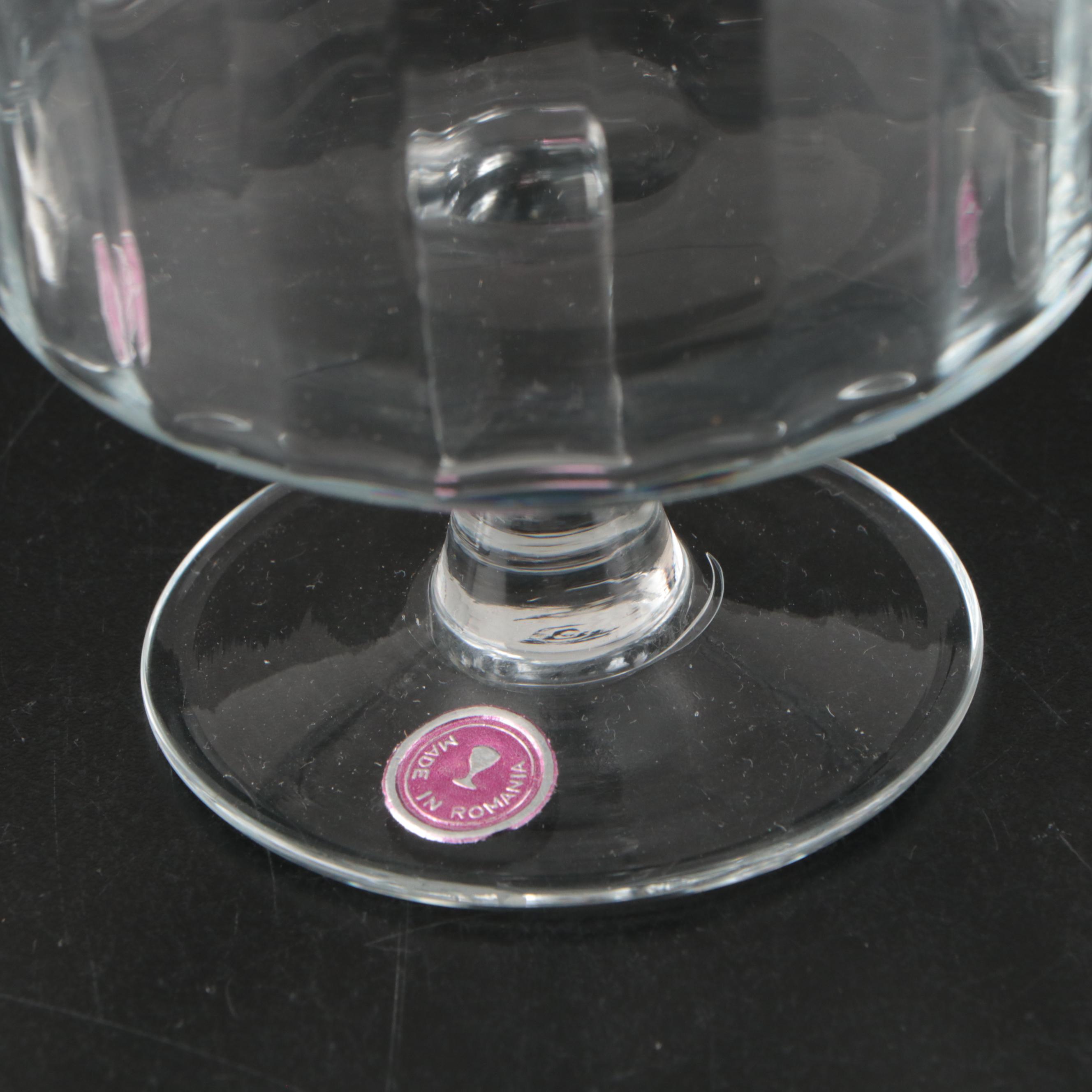 Toscany Glass Sherbet Glasses with Crystal Cake Stand and More