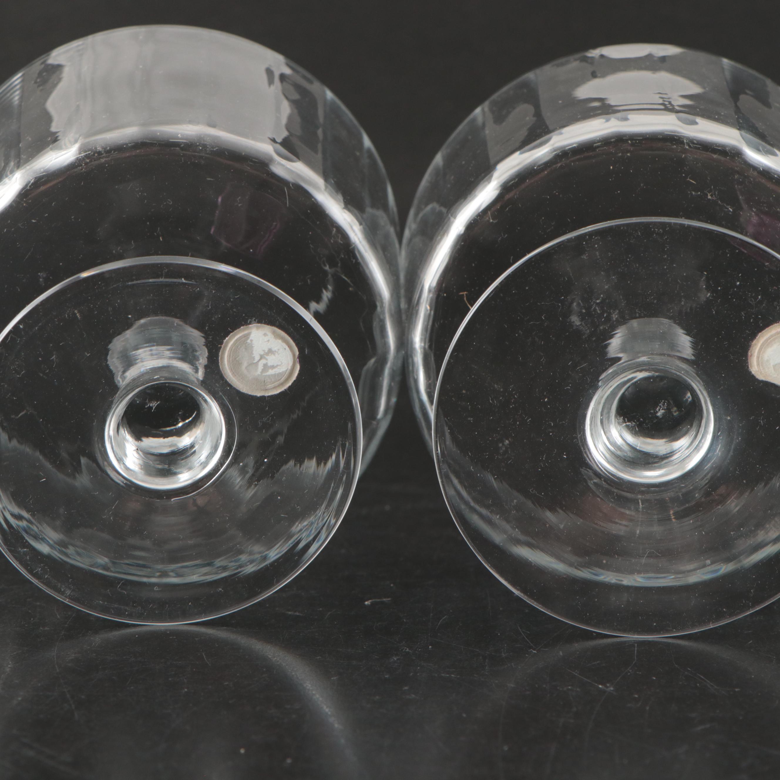 Toscany Glass Sherbet Glasses with Crystal Cake Stand and More