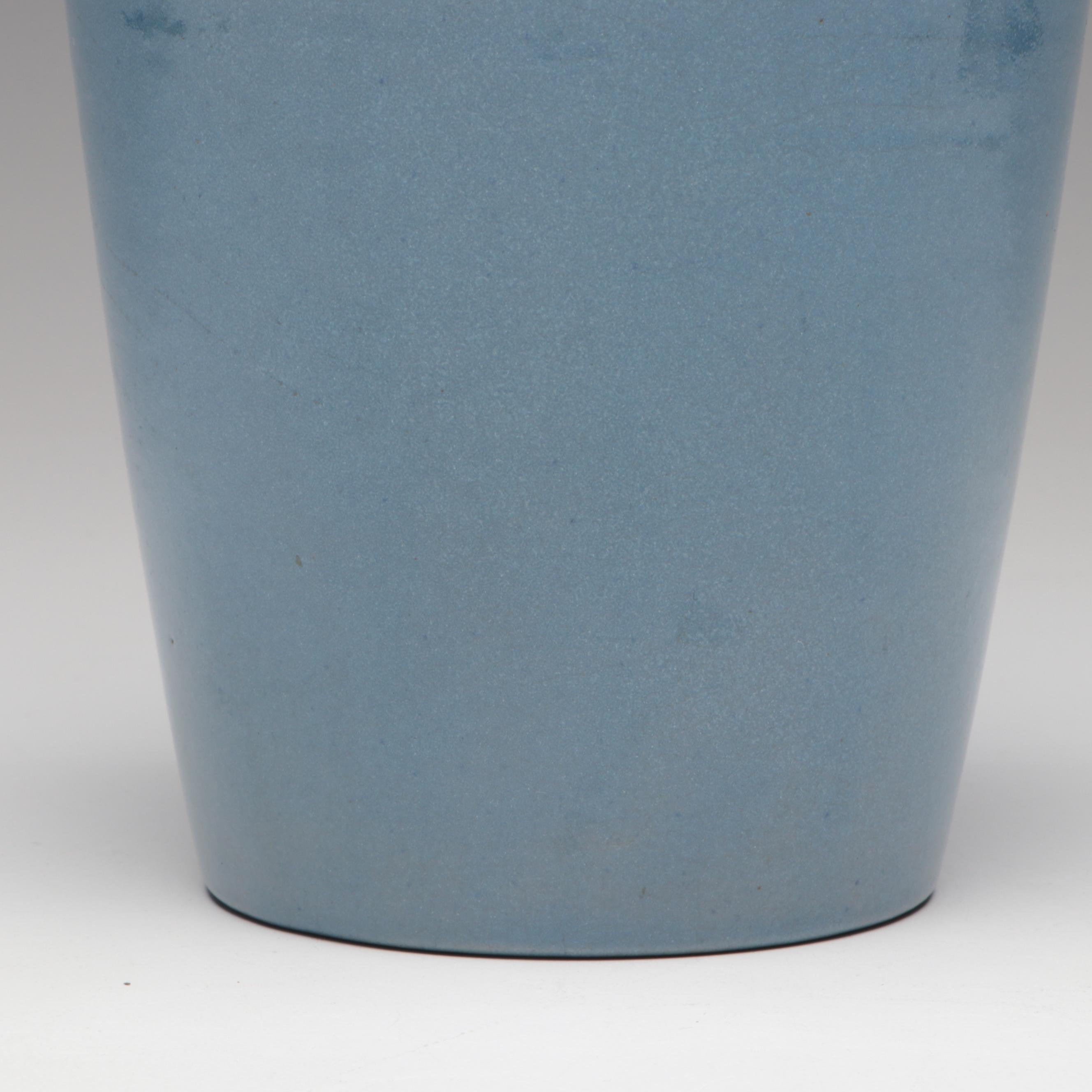 Saturday Evening Girls Art Pottery Vase in Blue, 1921