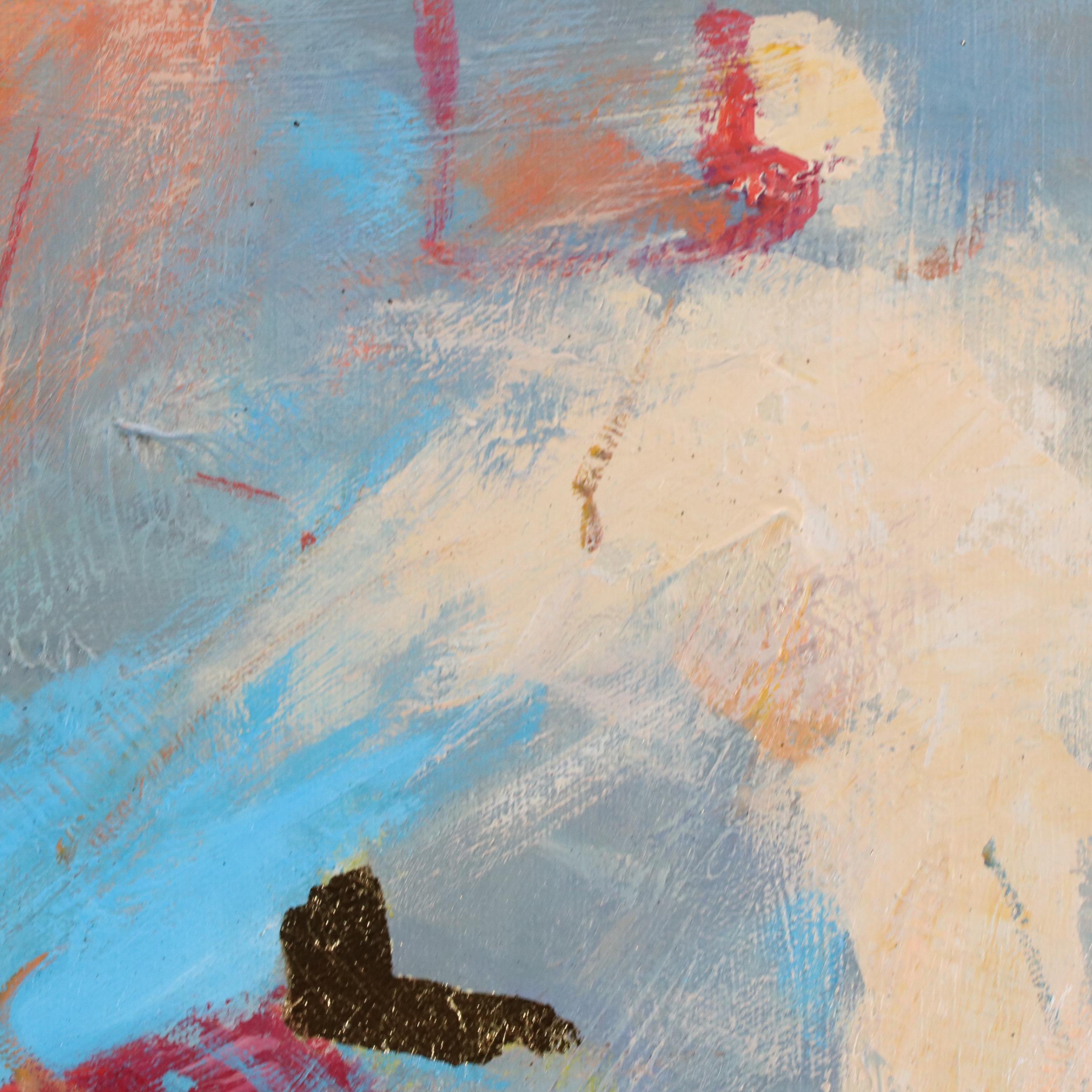 Bing Abstract Expressionistic Style Oil Painting, 21st Century